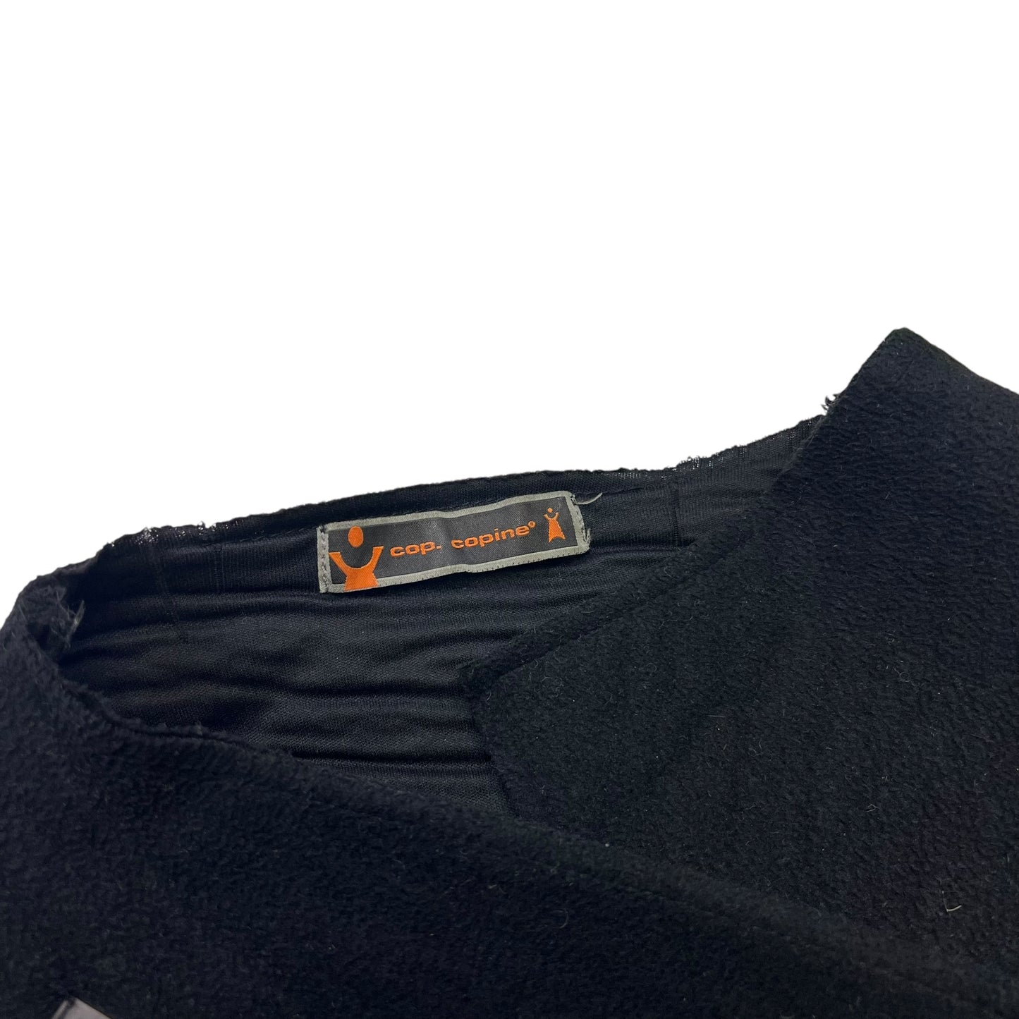 00s Cop Copine Deconstructed Scarf Fleece sweater