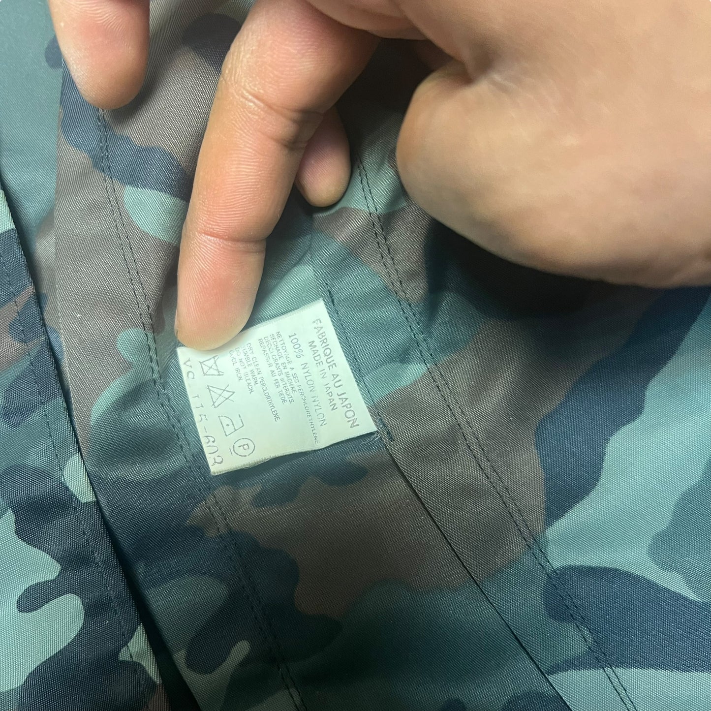 SS 2006 Yohji Yamamoto Camo Water Proof Jacket