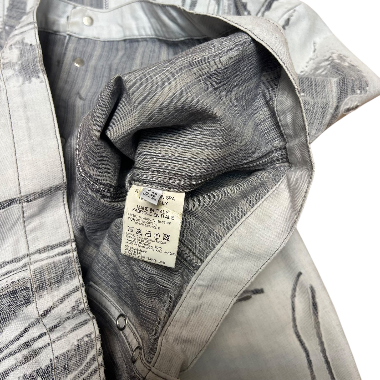 00’ Marithé + François Girbaud Trompe l’oeil Jacket