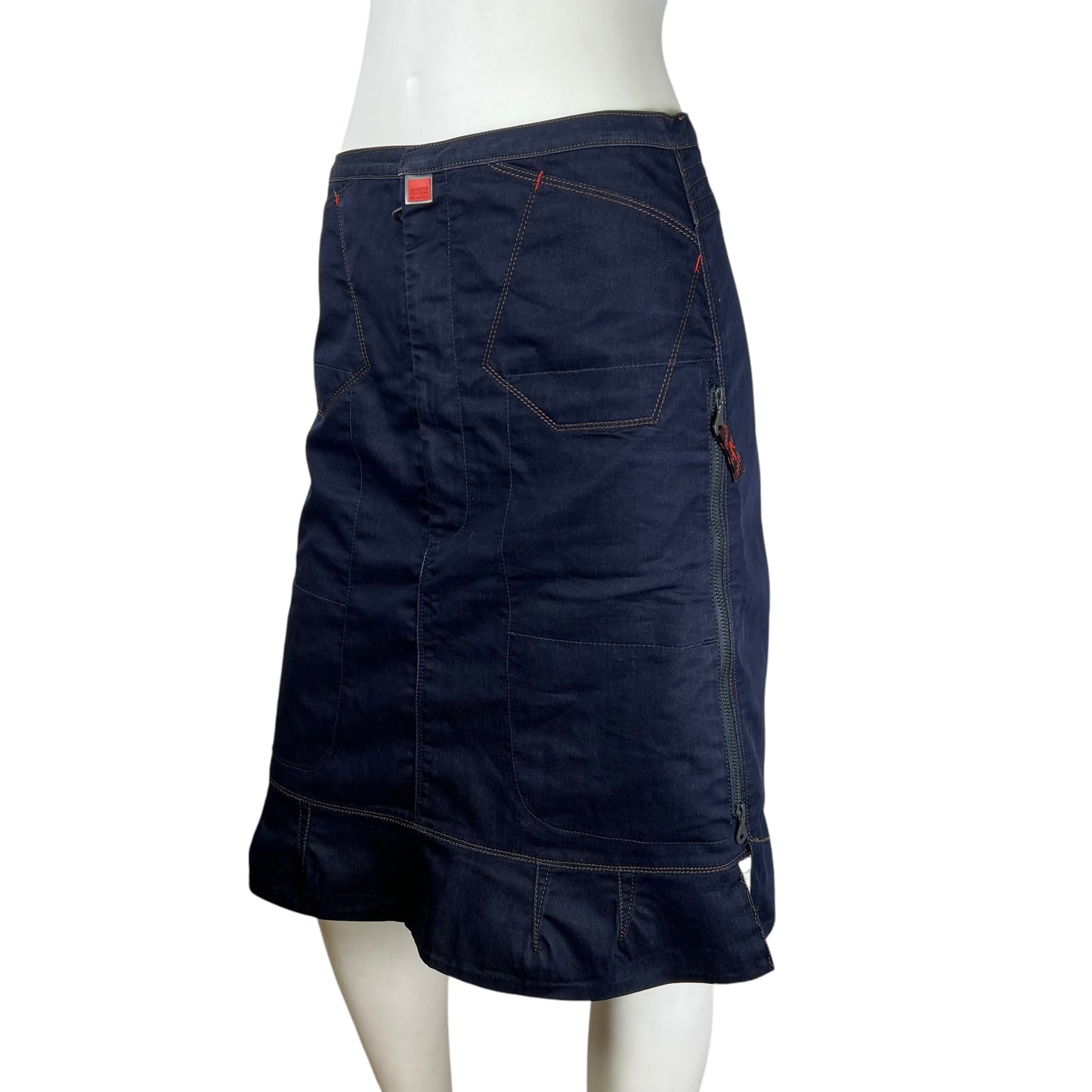00s Marithé + François Girbaud Zippered Skirt