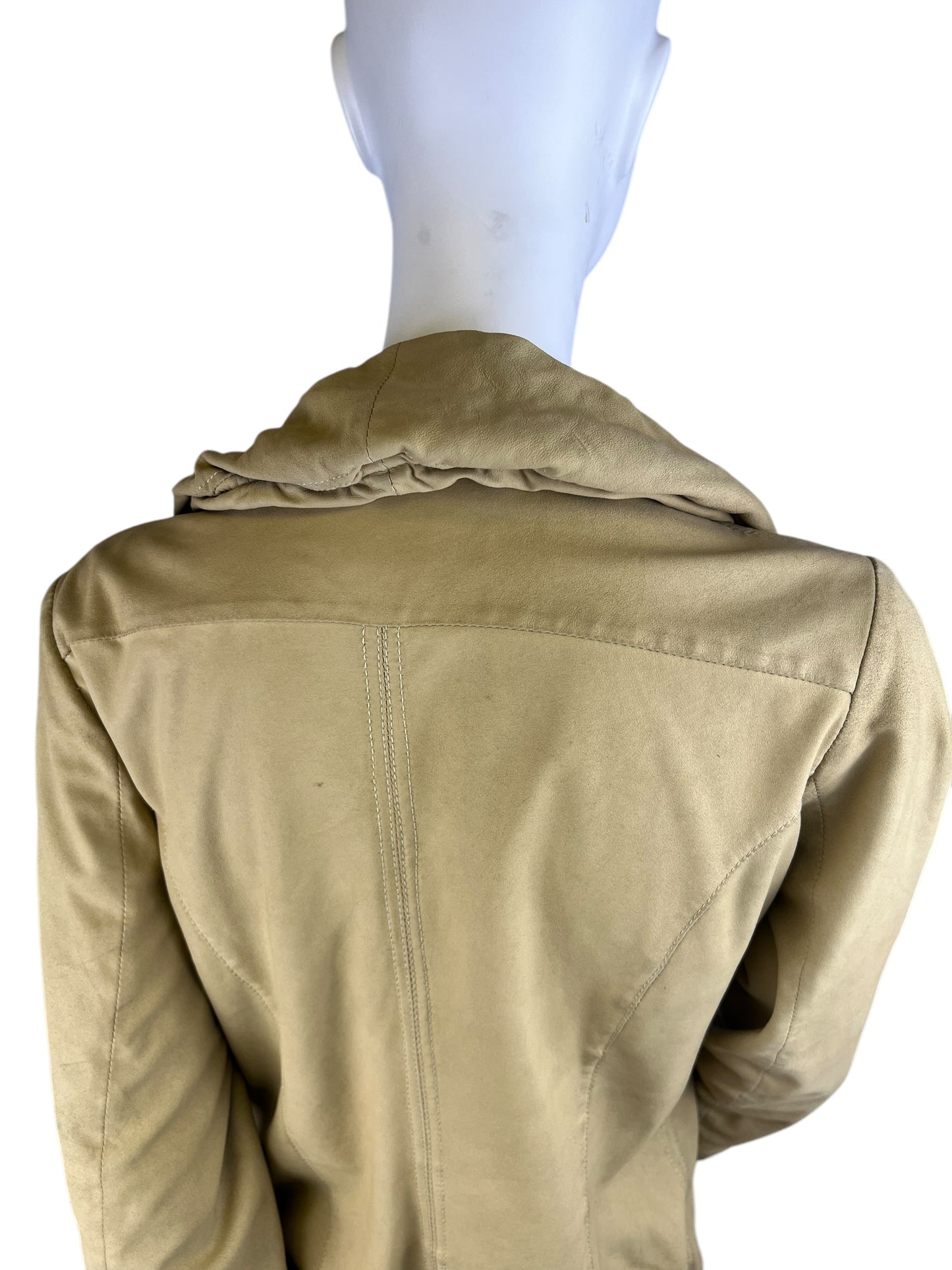 00s Marithé + François Girbaud Leather Metal Closure Jacket