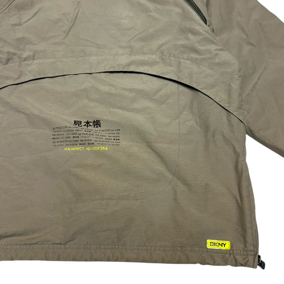 00’ Dkny Asymmetric Backpack Jacket