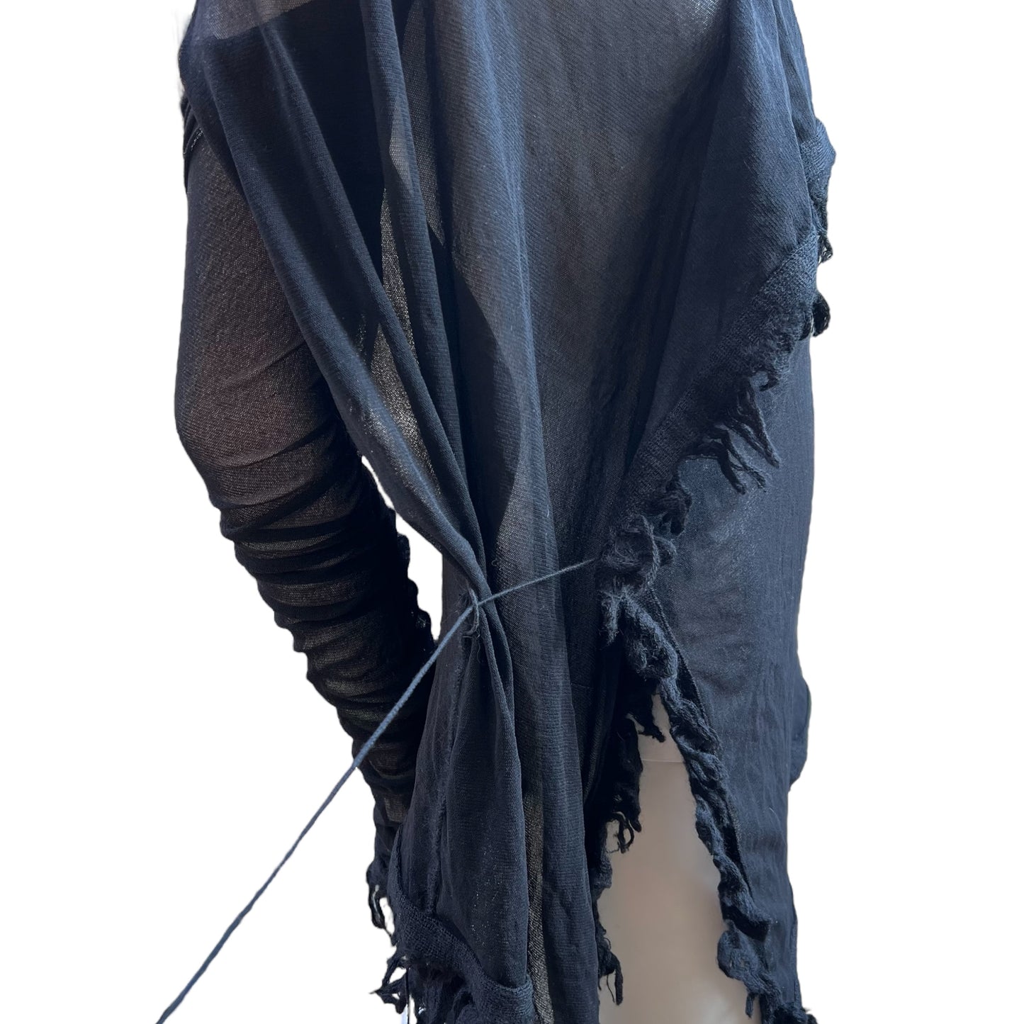 00s Jean Paul Gaultier Mesh Poncho