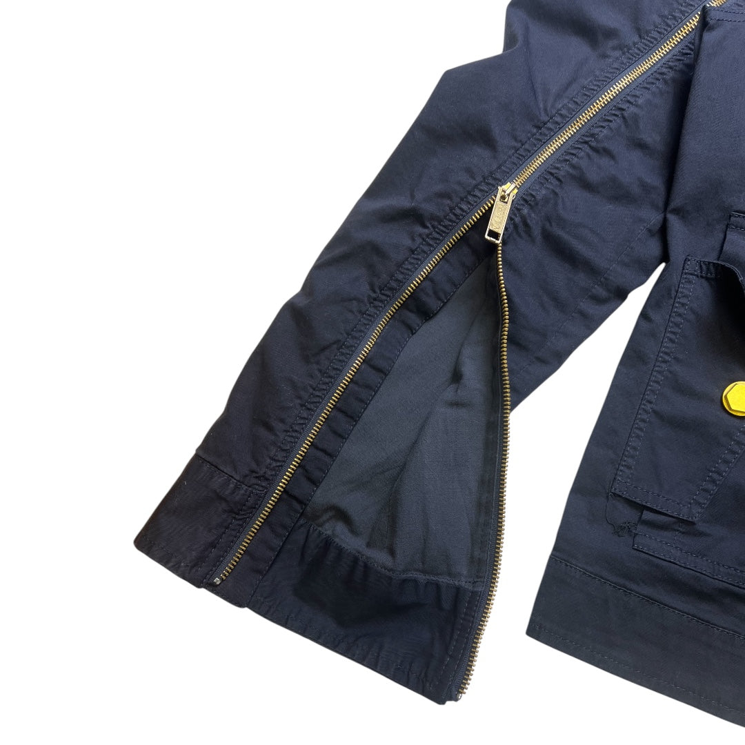 SS 2008 Gaetano Navarra zippered arms biker jacket