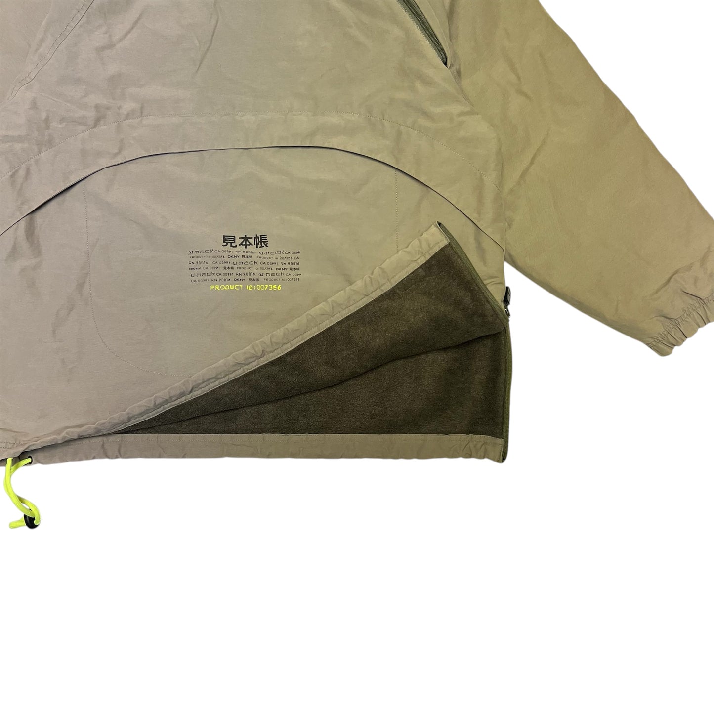 00’ Dkny Asymmetric Backpack Jacket