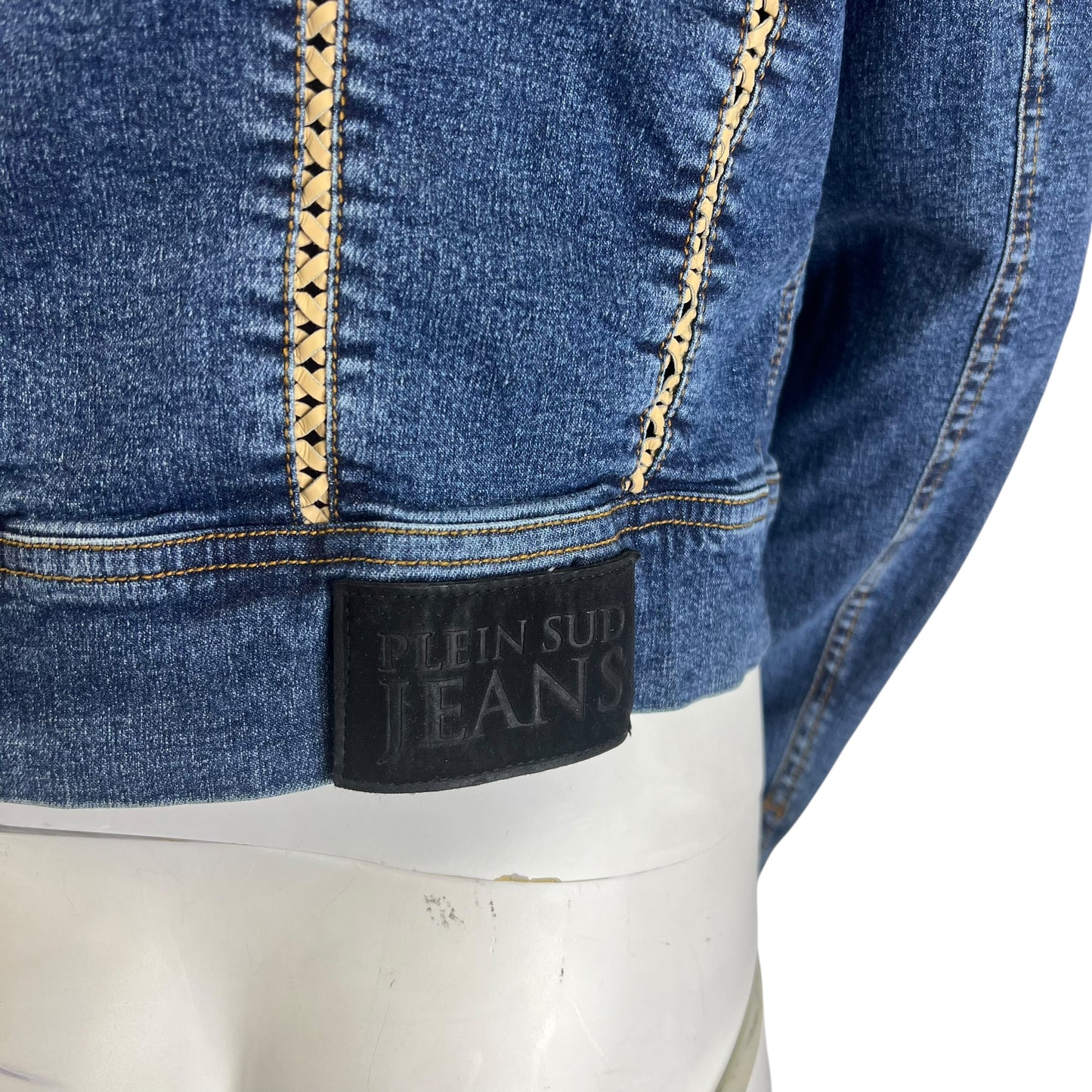 00s Plein Sud See thru Denim Jacket