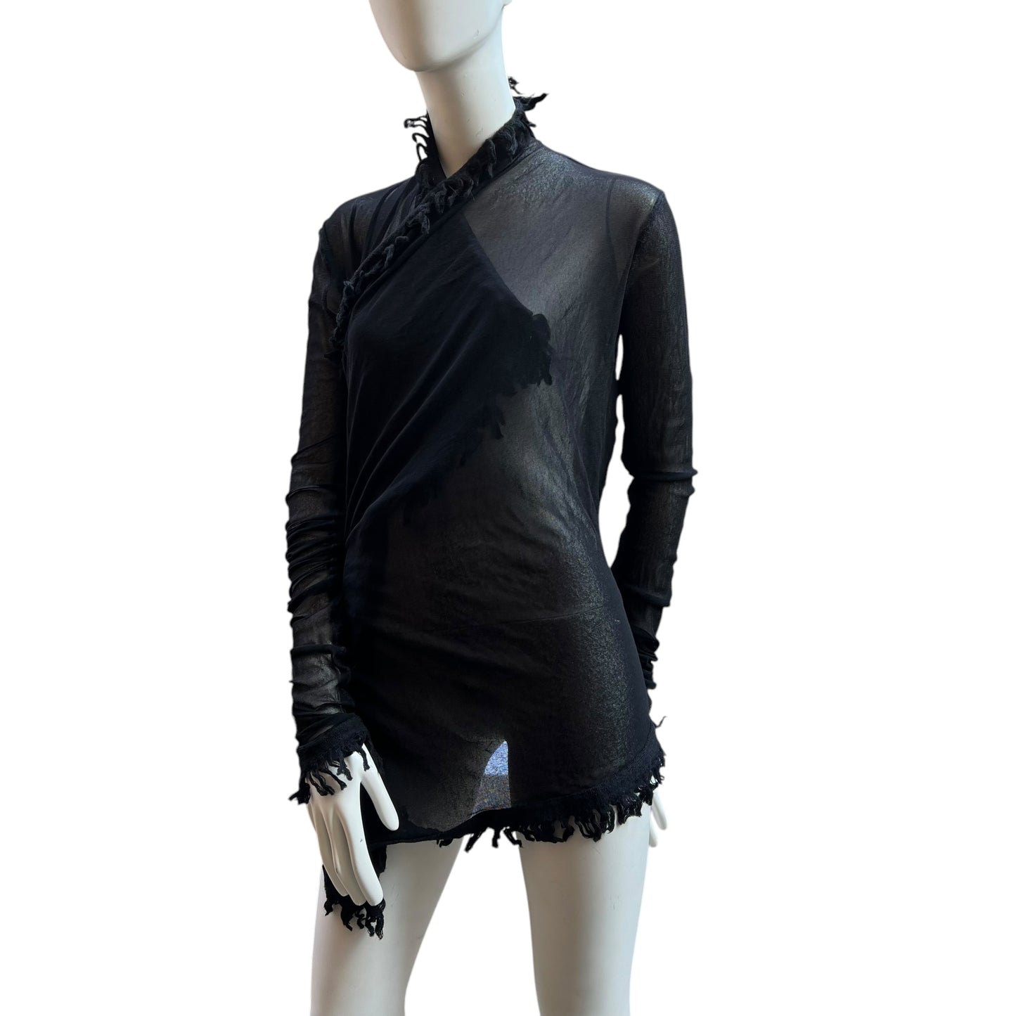 00s Jean Paul Gaultier Mesh Poncho