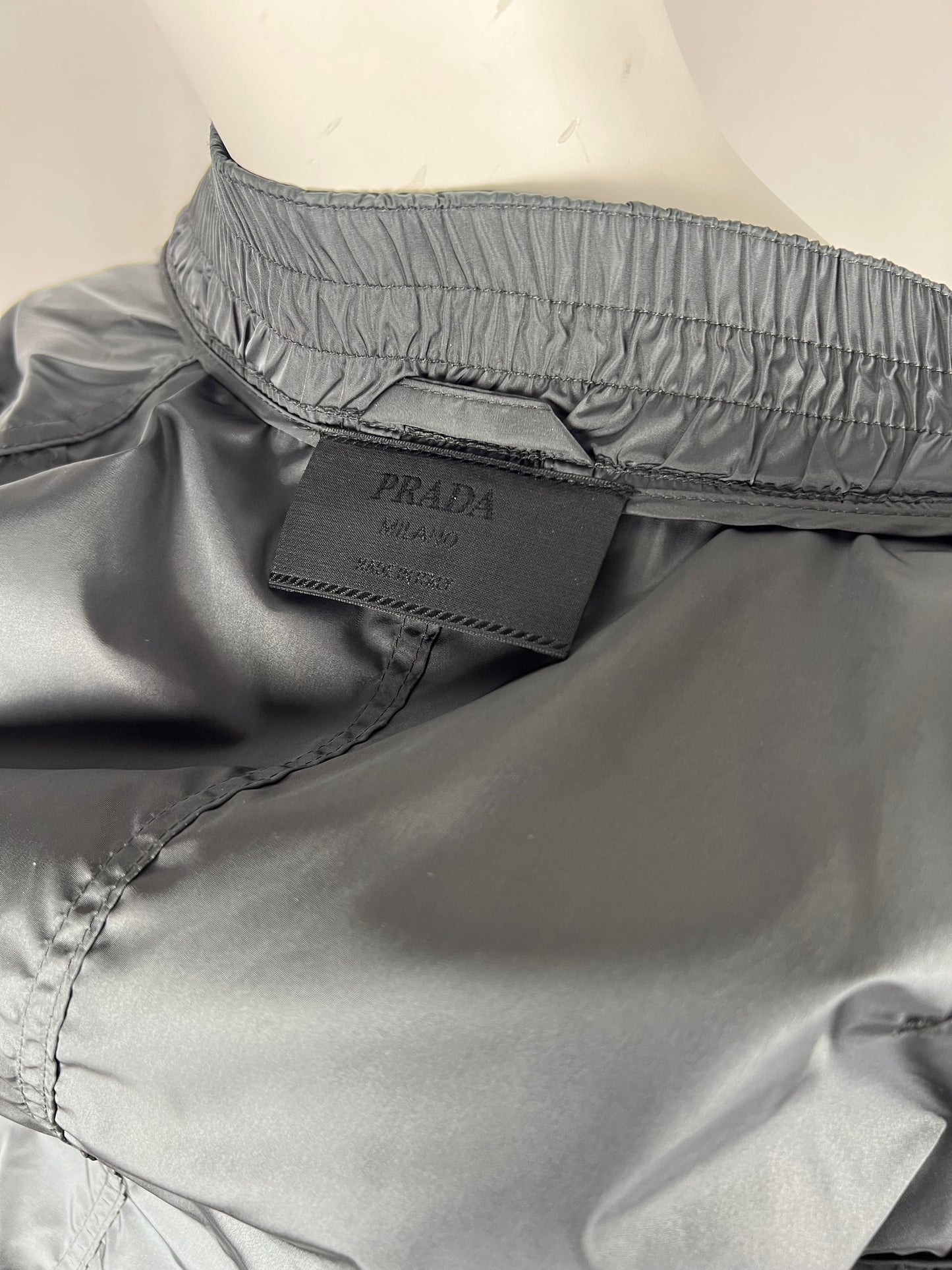 00’ Prada Main Line Nylon Bomber Jacket
