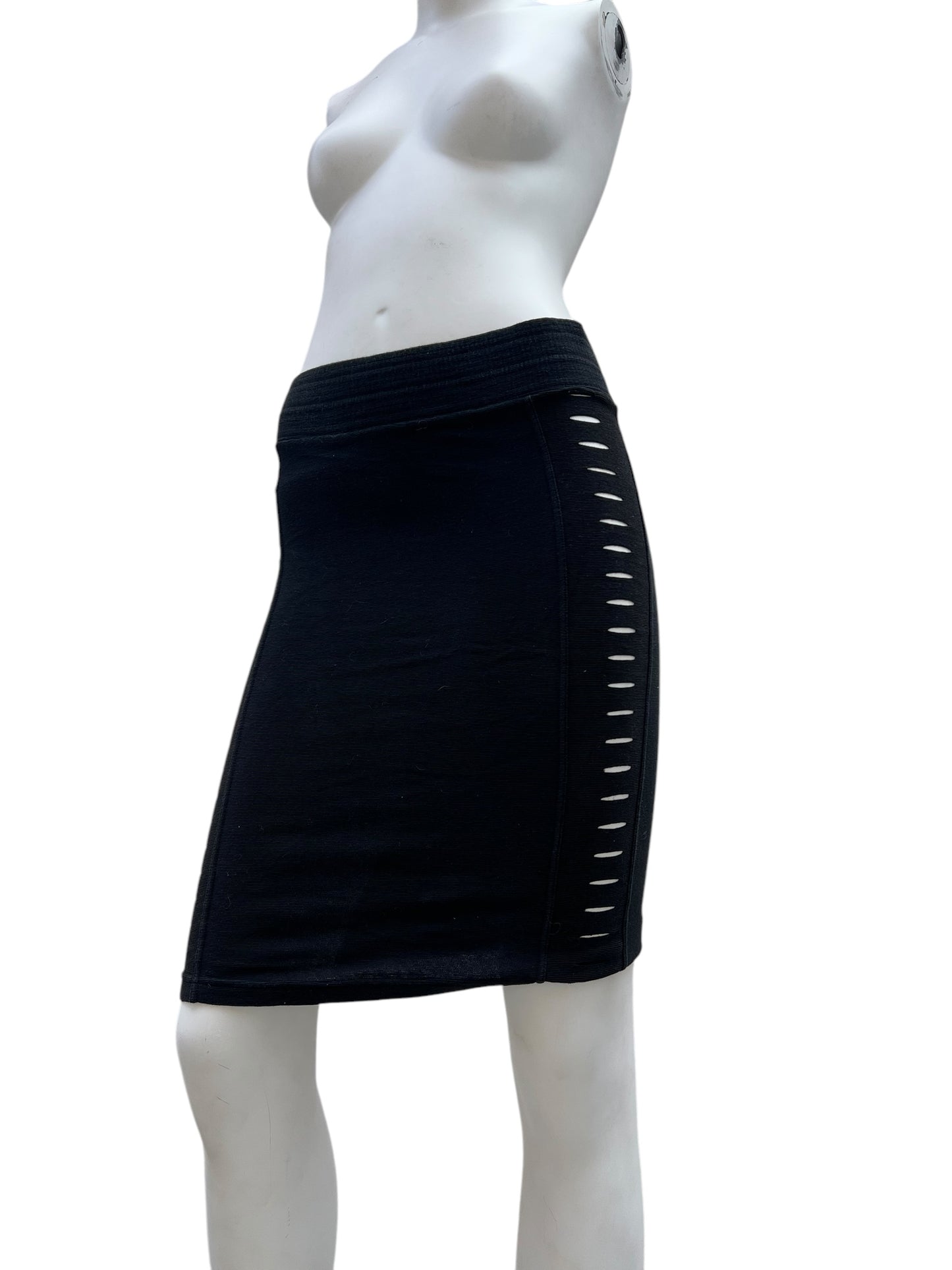 80s Marithé + François Girbaud Maille Party Holey Skirt