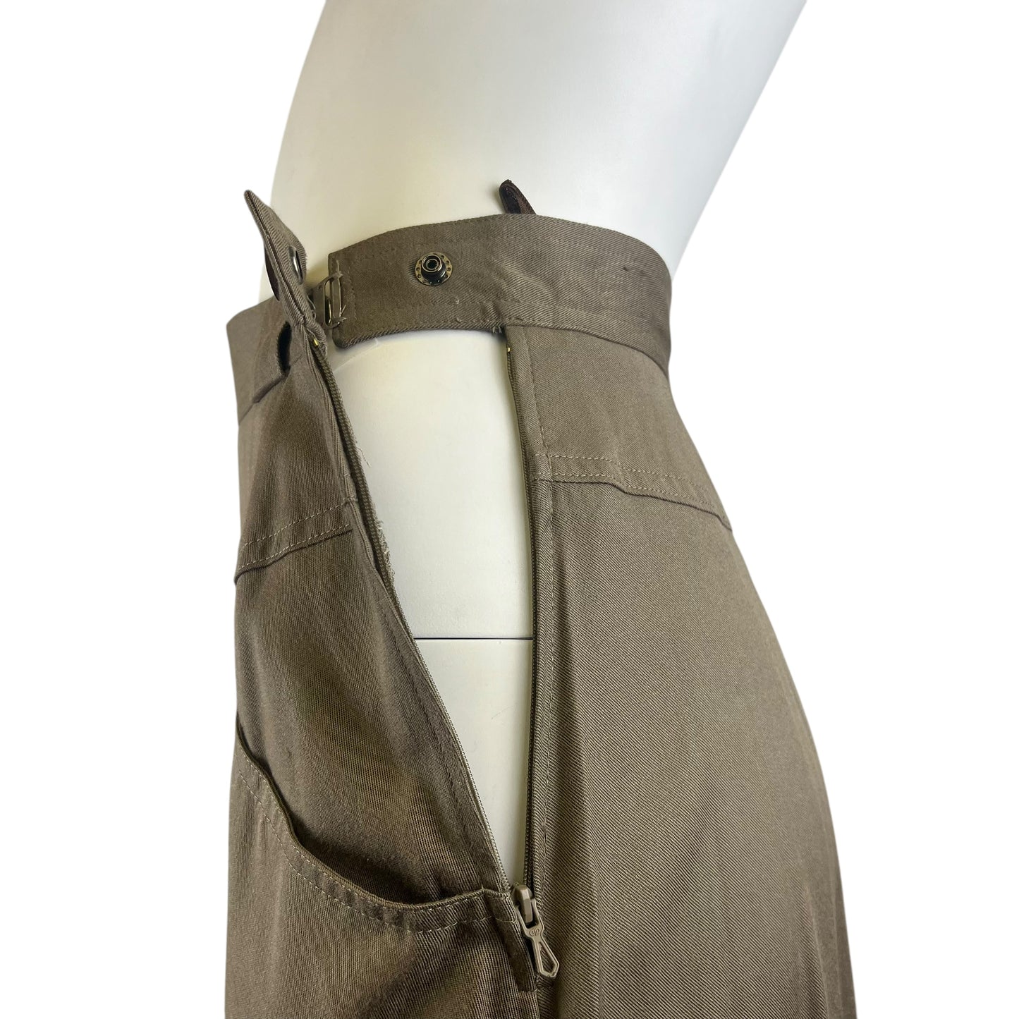 90s Chantal Thomass Semi pleated maxi Skirt