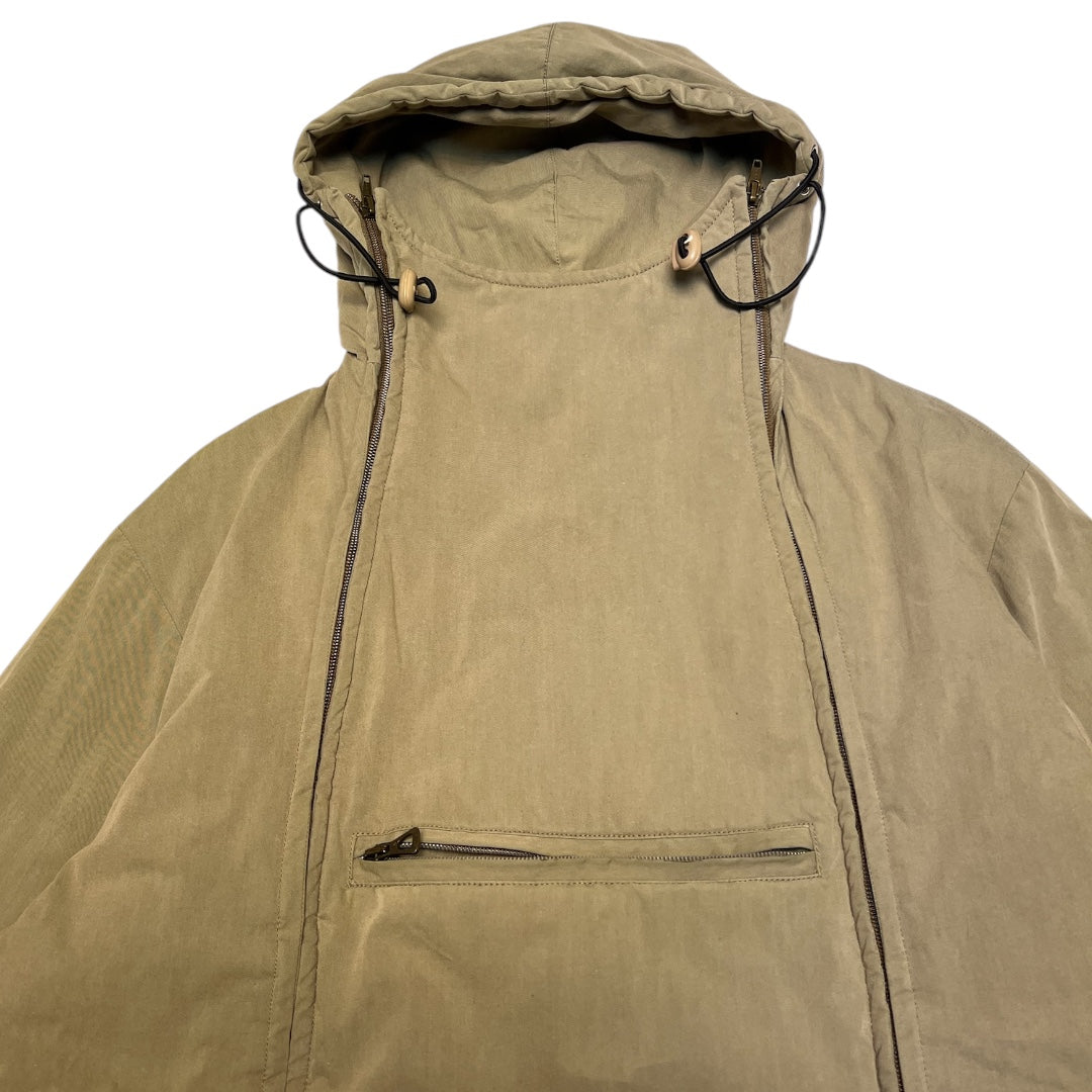 00’ Calvin Klein Khakis Asymmetrical Balaclava Jacket
