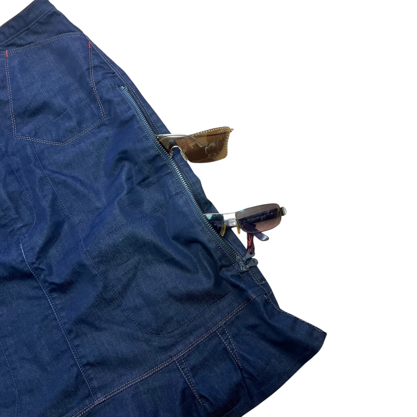 00s Marithé + François Girbaud Zippered Skirt