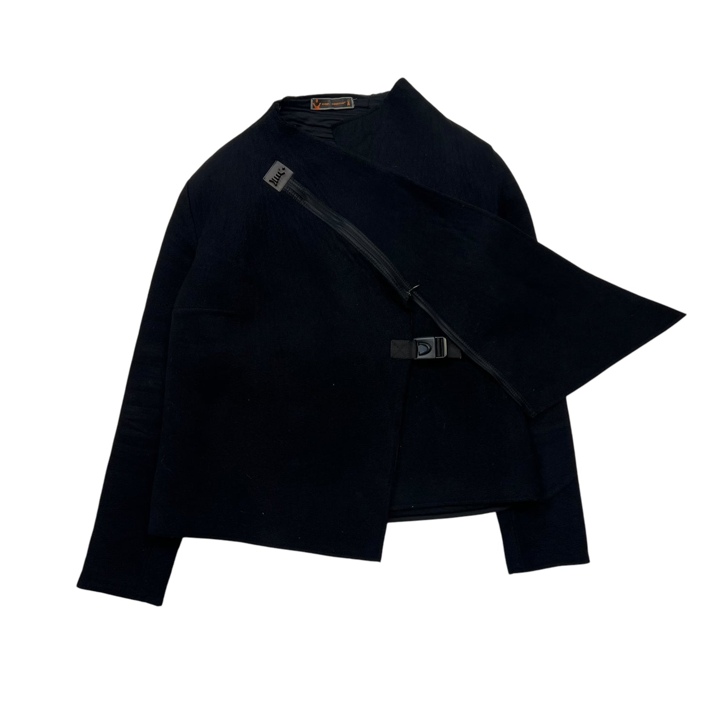 00s Cop Copine Deconstructed Scarf Fleece sweater