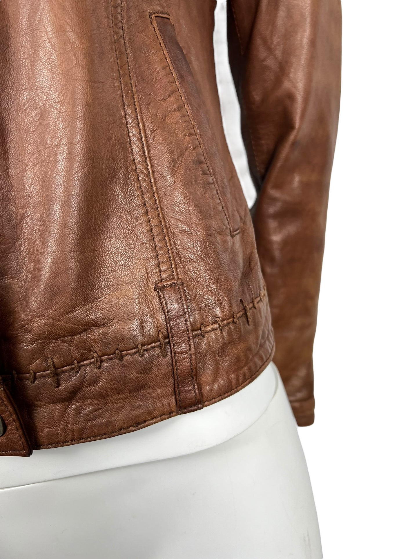 00’ Marithé + François Girbaud Leather Jacket