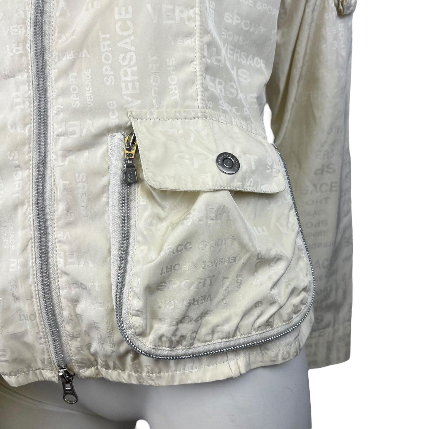 2000s Versace Sport Asymmetric Jacket