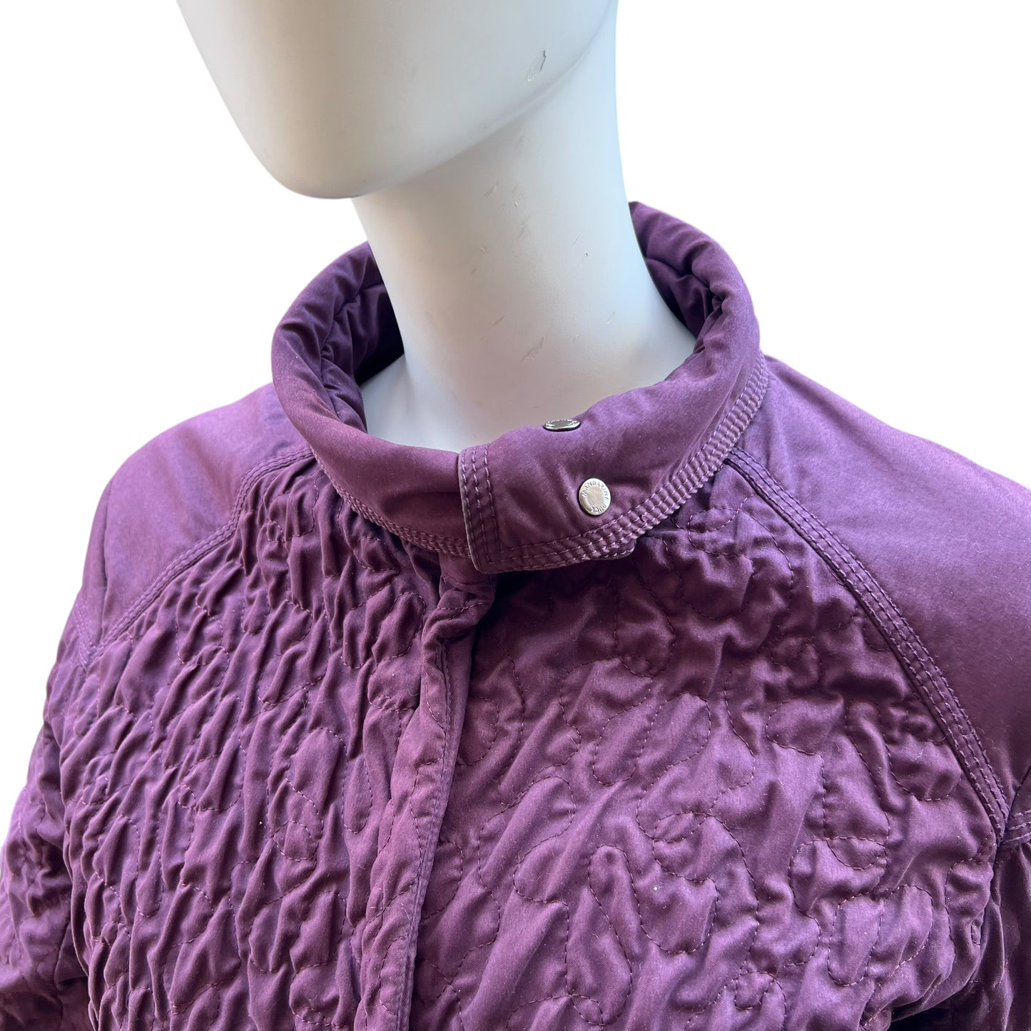 00s Mandarina duck Pleated Effect light Puffer jacket