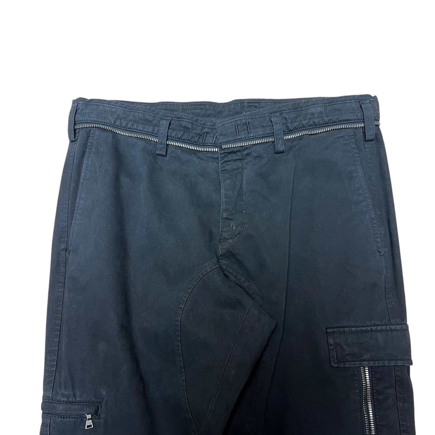 00’ Neil Barrett Zippered Straight Pants