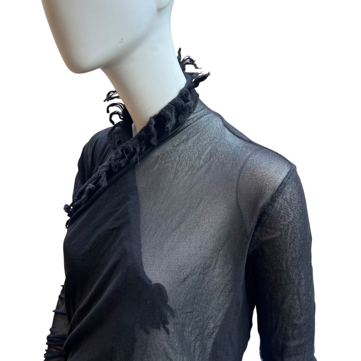00s Jean Paul Gaultier Mesh Poncho