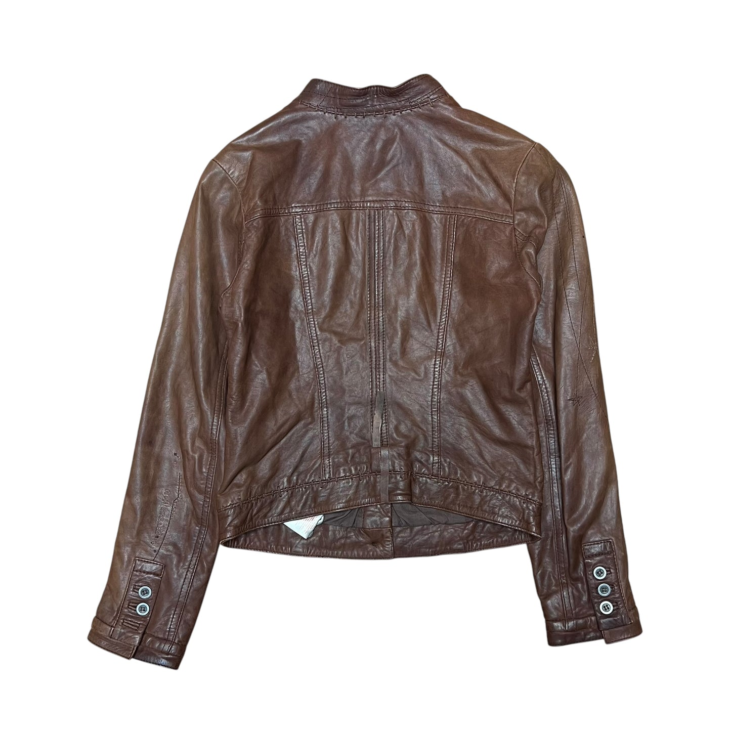 00’ Marithé + François Girbaud Leather Jacket