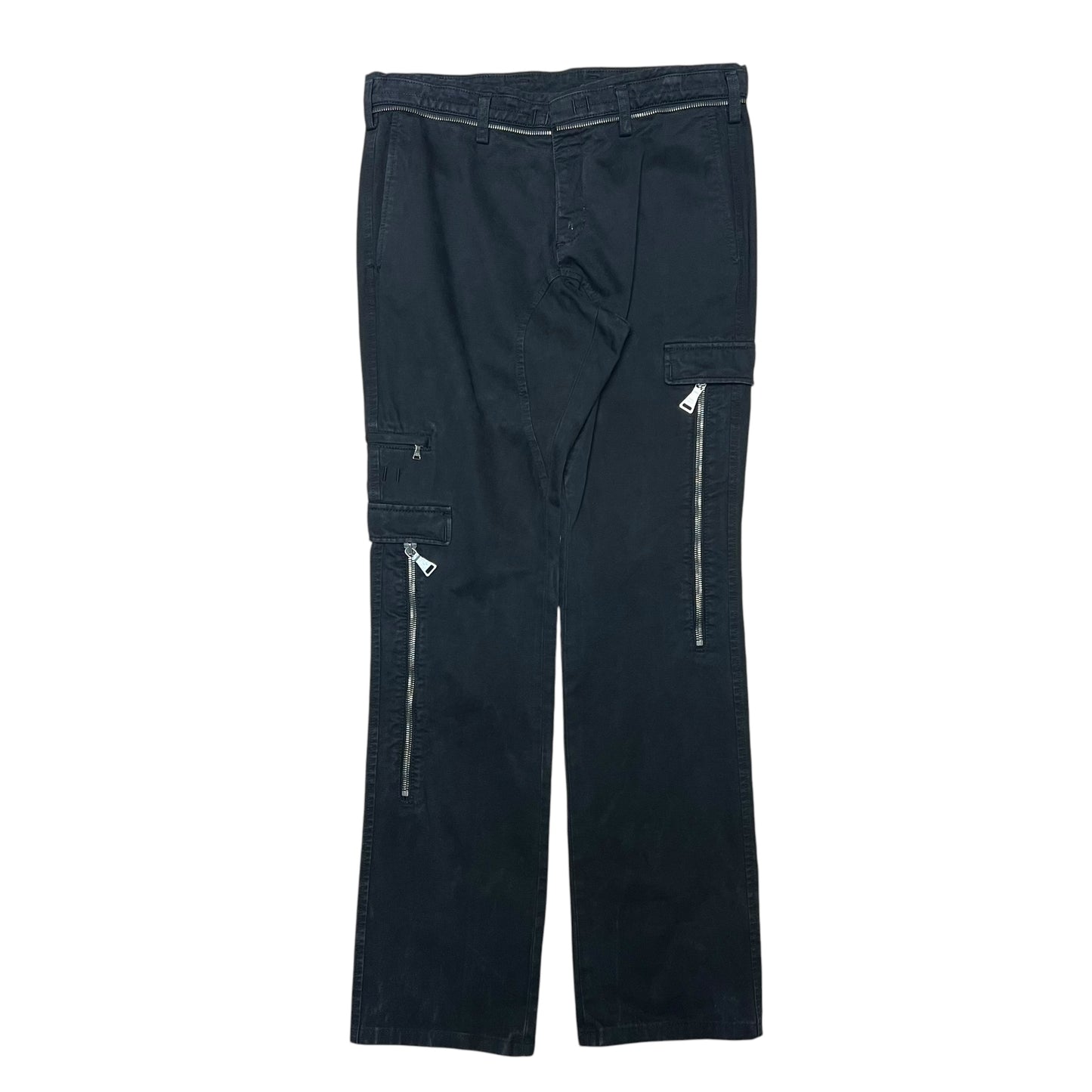 00’ Neil Barrett Zippered Straight Pants