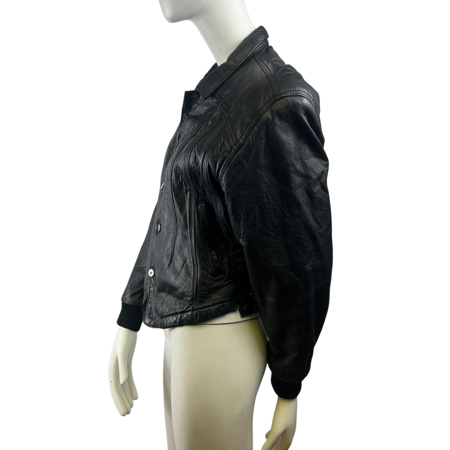 80s Marithé + François Girbaud Milléssimes Leather Jacket