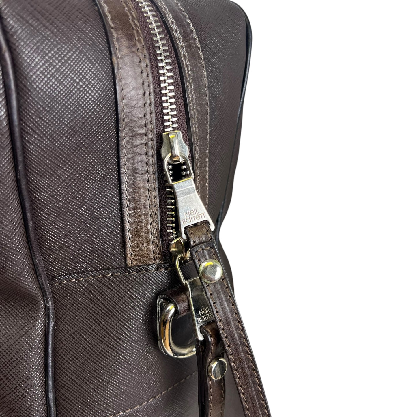 Neil Barrett Leather Effect Shoulder Bag, 2000s