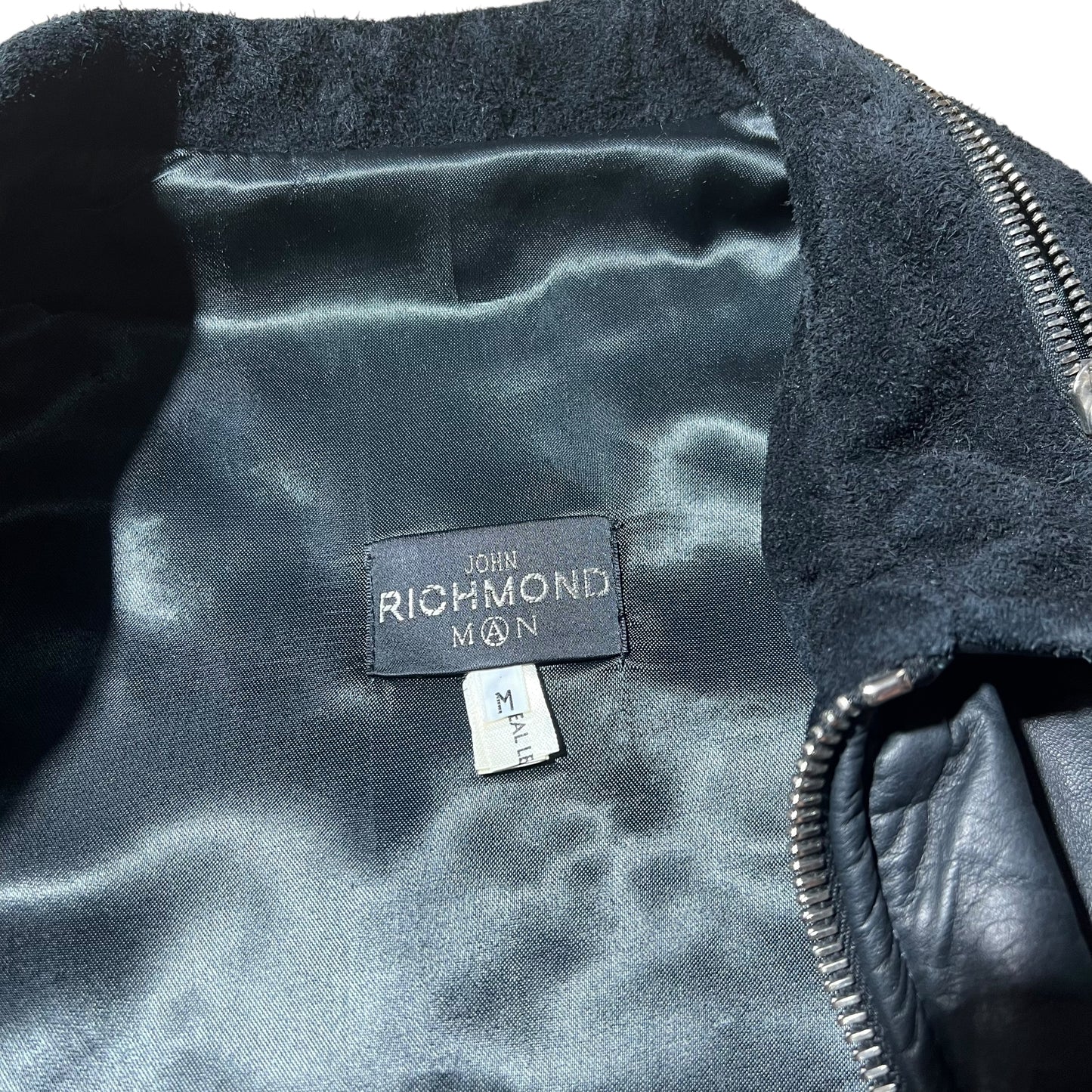 90s John Richmond Sex&Lies&Religion Leather Vest
