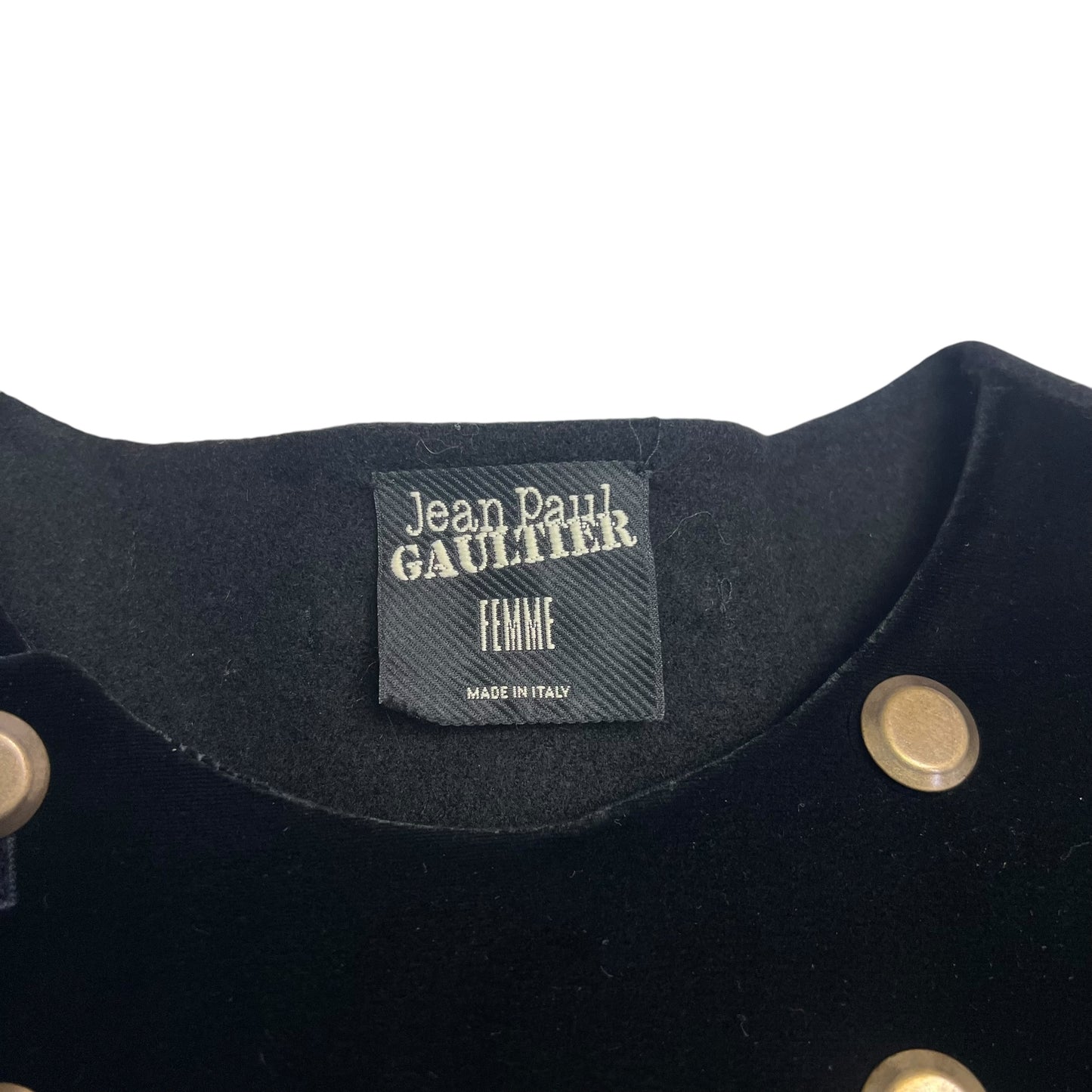 FW2005 Jean Paul Gaultier Militar Inspired jacket