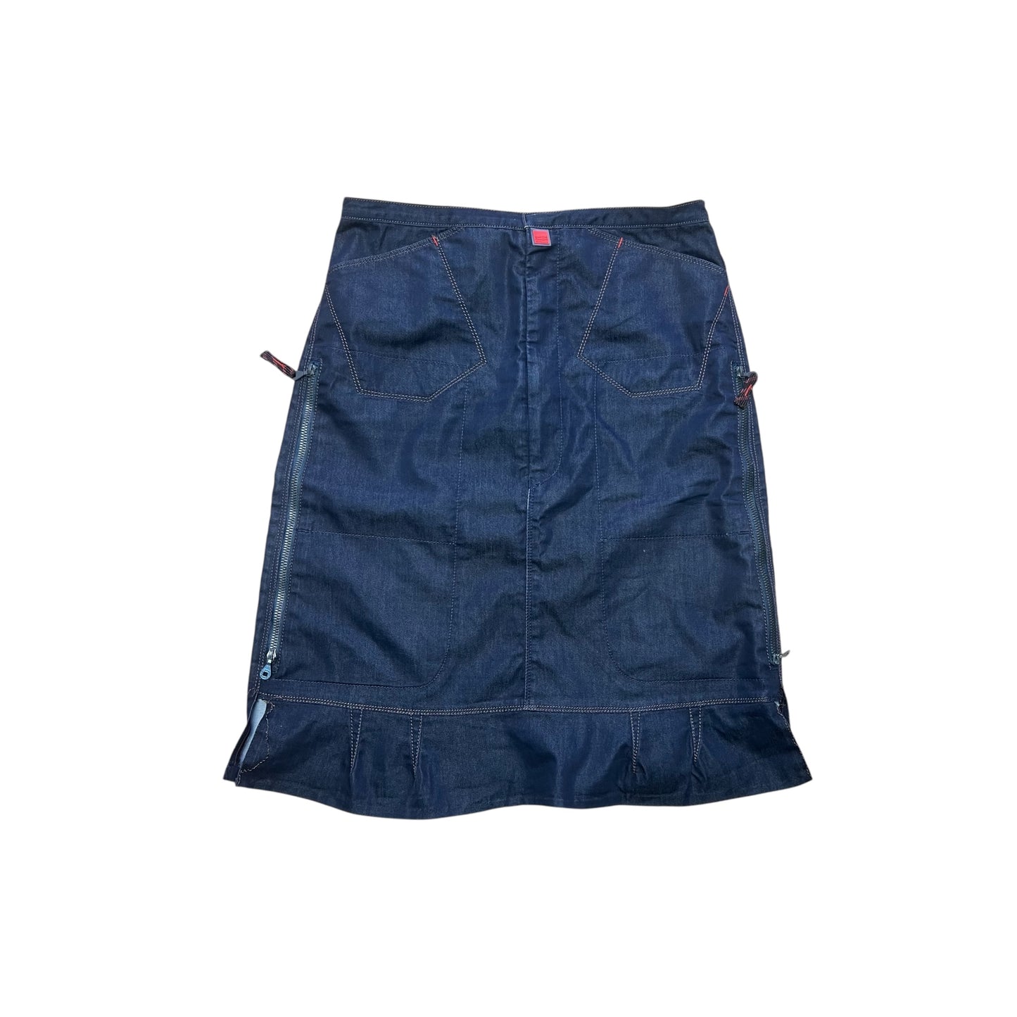 00s Marithé + François Girbaud Zippered Skirt