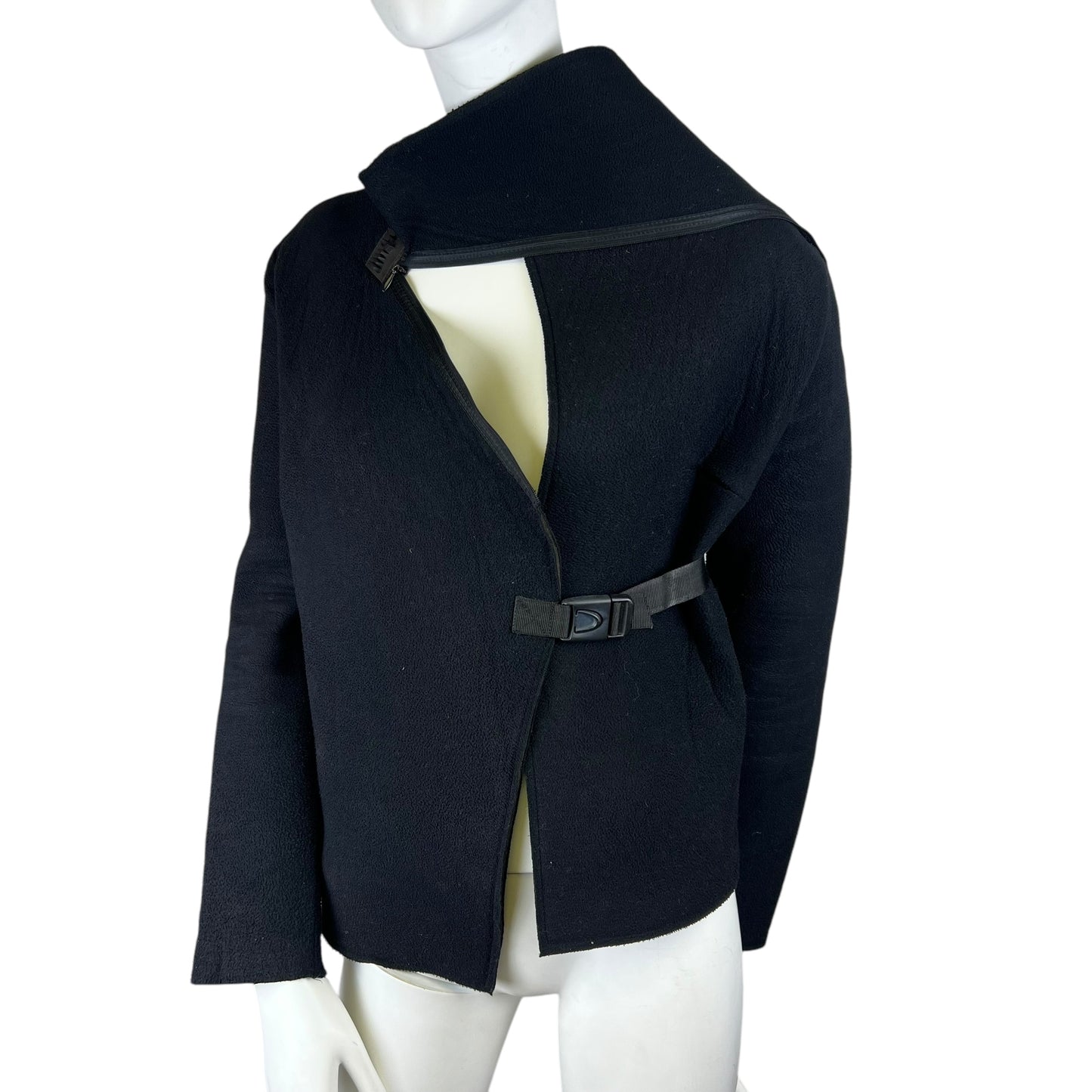 00s Cop Copine Deconstructed Scarf Fleece sweater