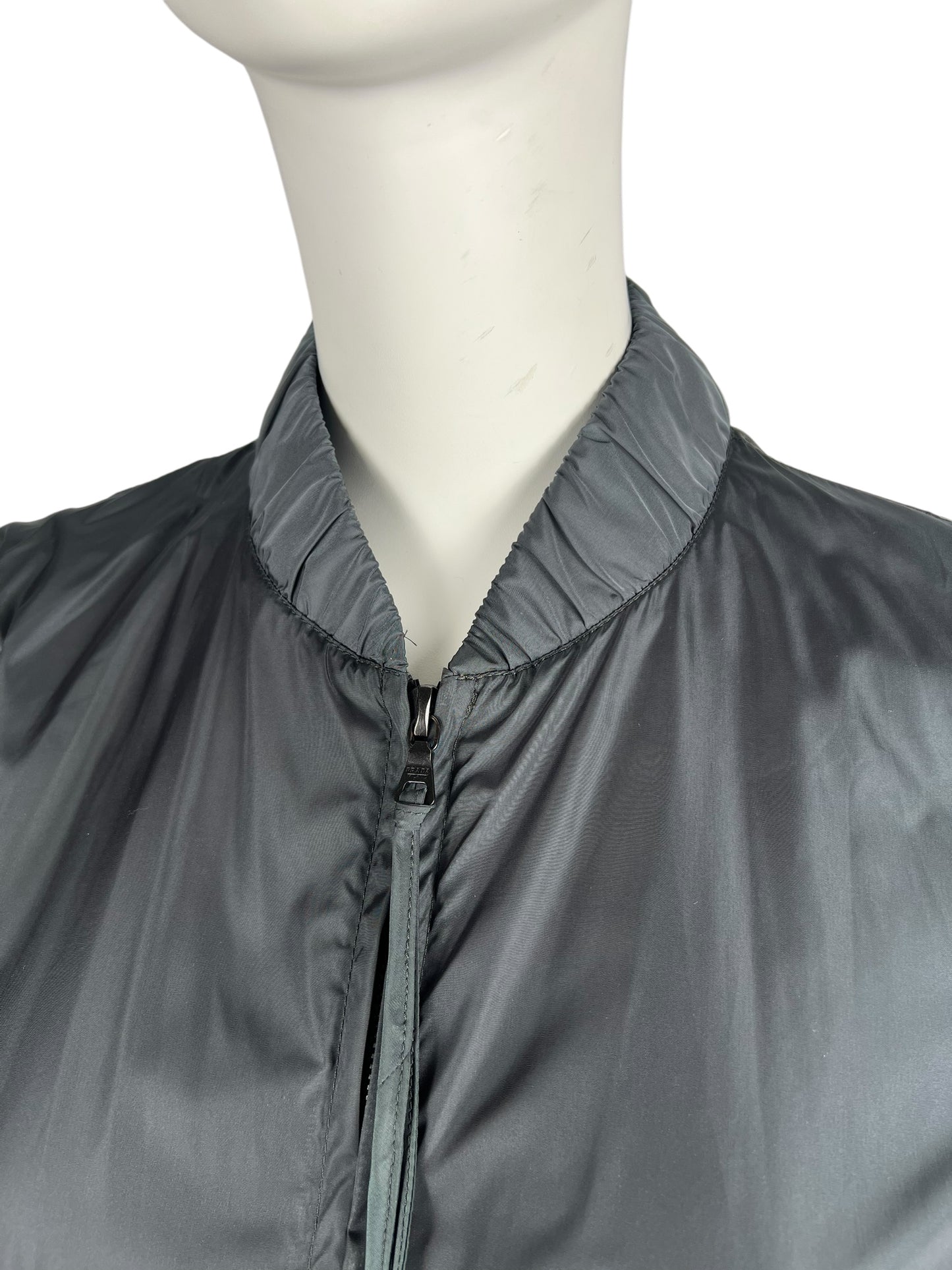 00’ Prada Main Line Nylon Bomber Jacket