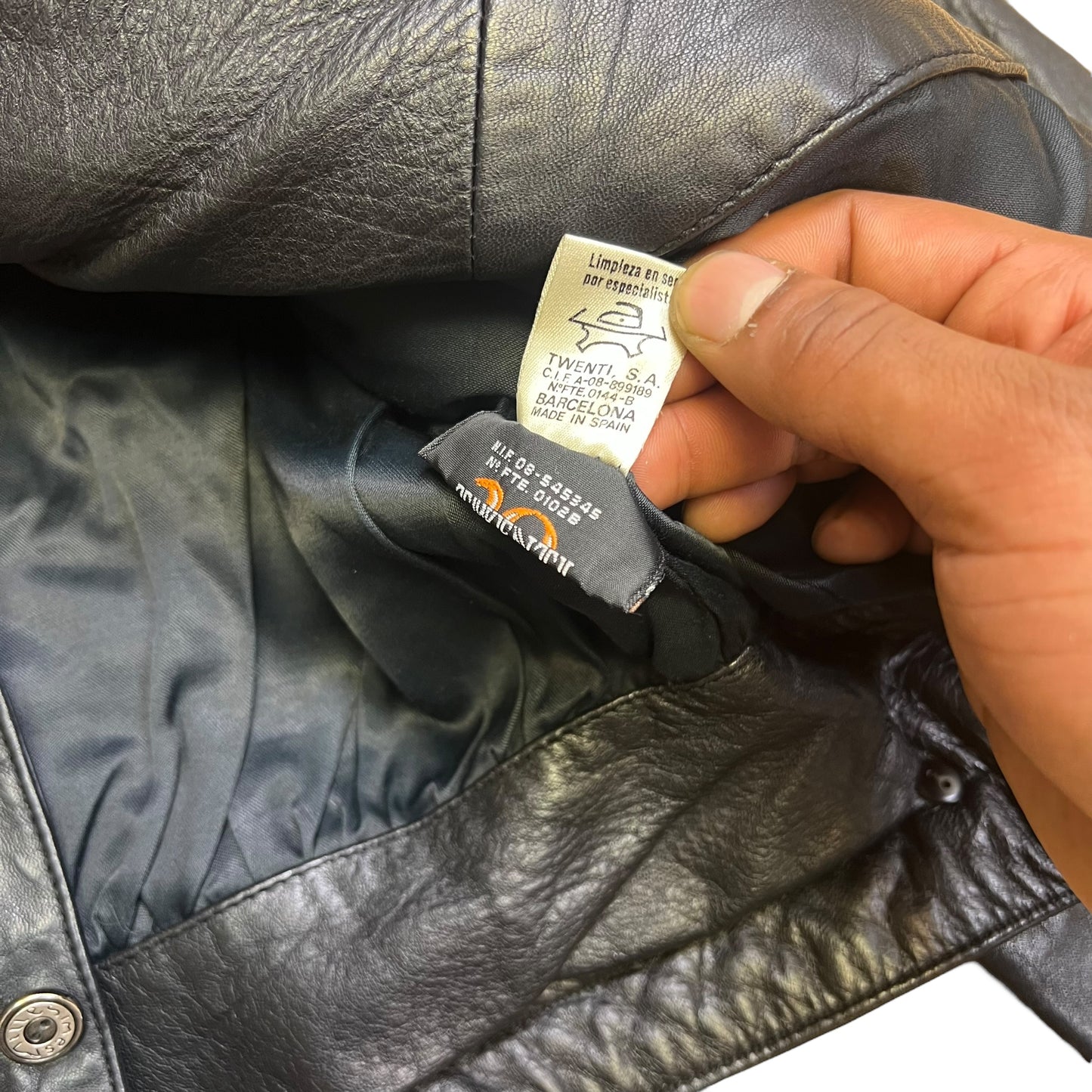 80s Marithé + François Girbaud Milléssimes Leather Jacket