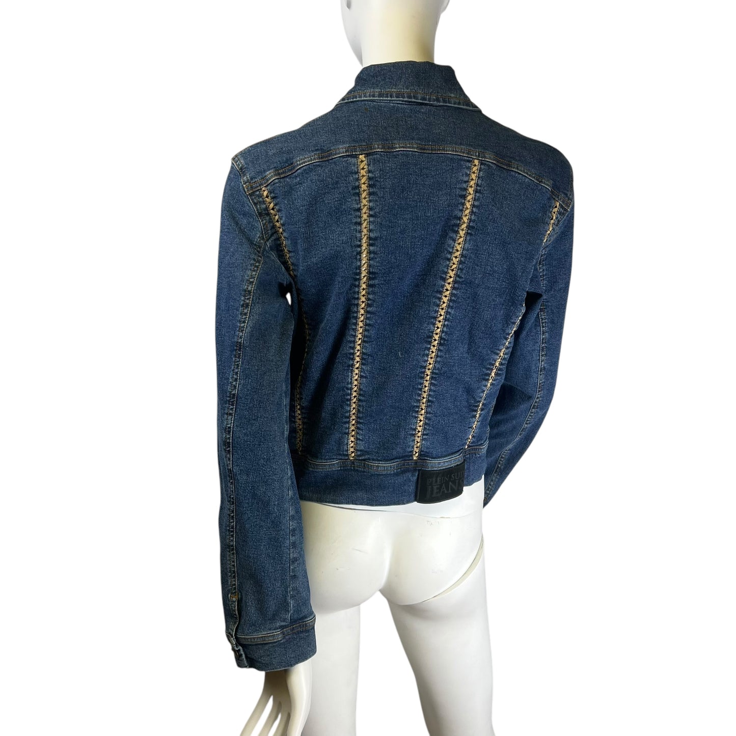 00s Plein Sud See thru Denim Jacket