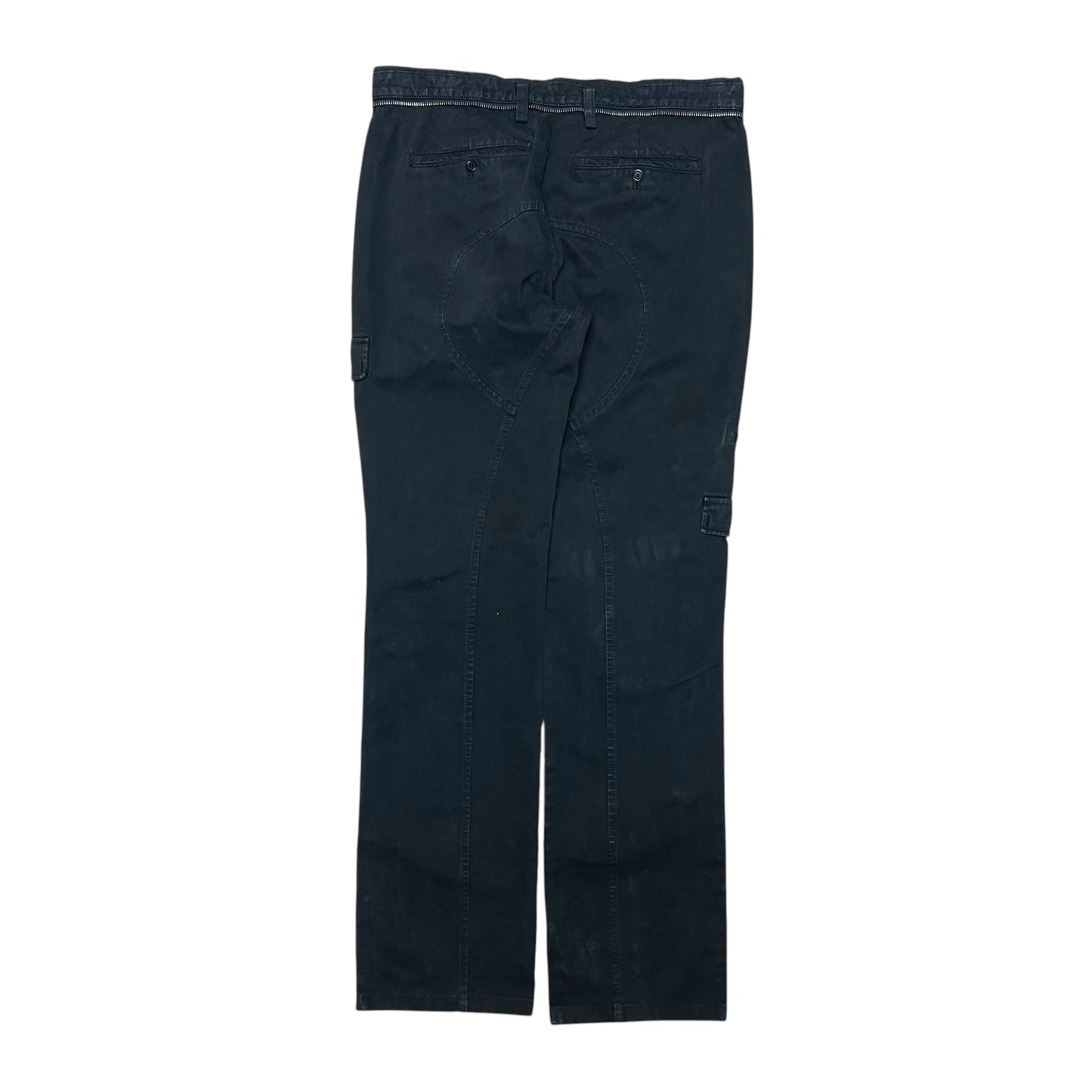 00’ Neil Barrett Zippered Straight Pants