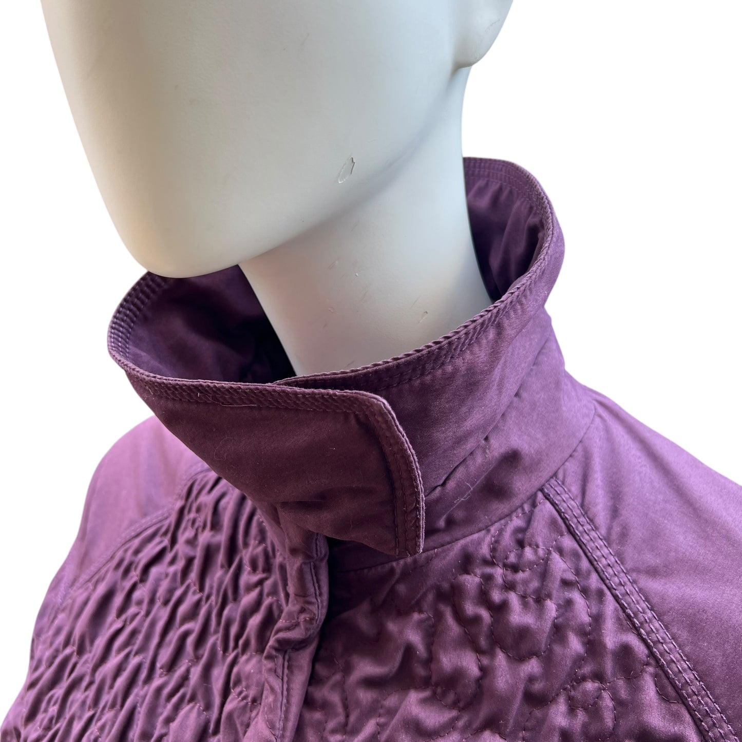 00s Mandarina duck Pleated Effect light Puffer jacket
