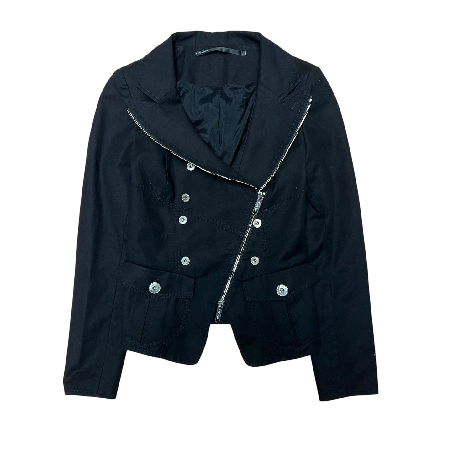 00’ Gaetano Navarra Asymmetric Zippered Kneck Jacket