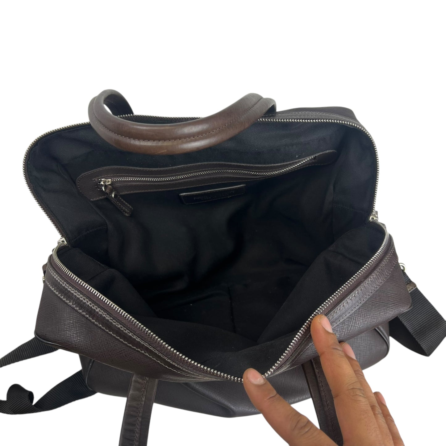 Neil Barrett Leather Effect Shoulder Bag, 2000s