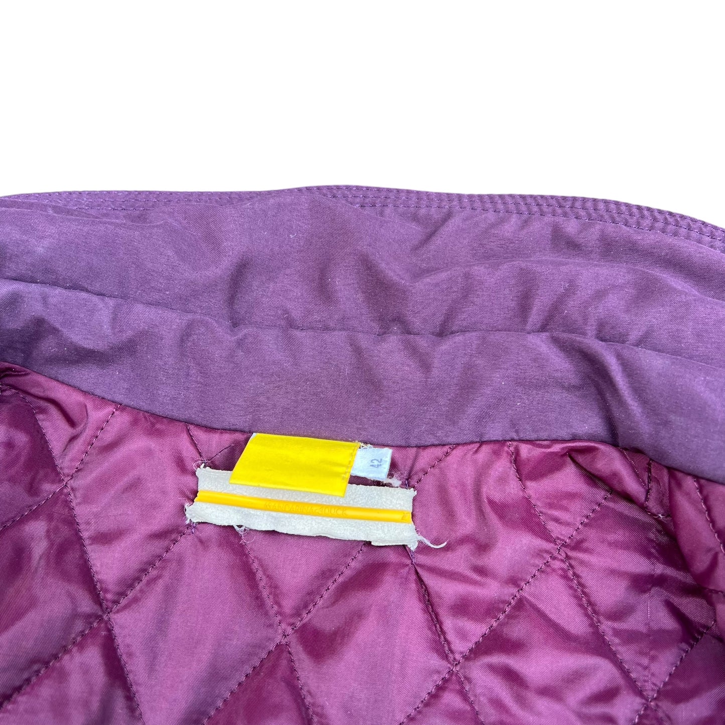 00s Mandarina duck Pleated Effect light Puffer jacket