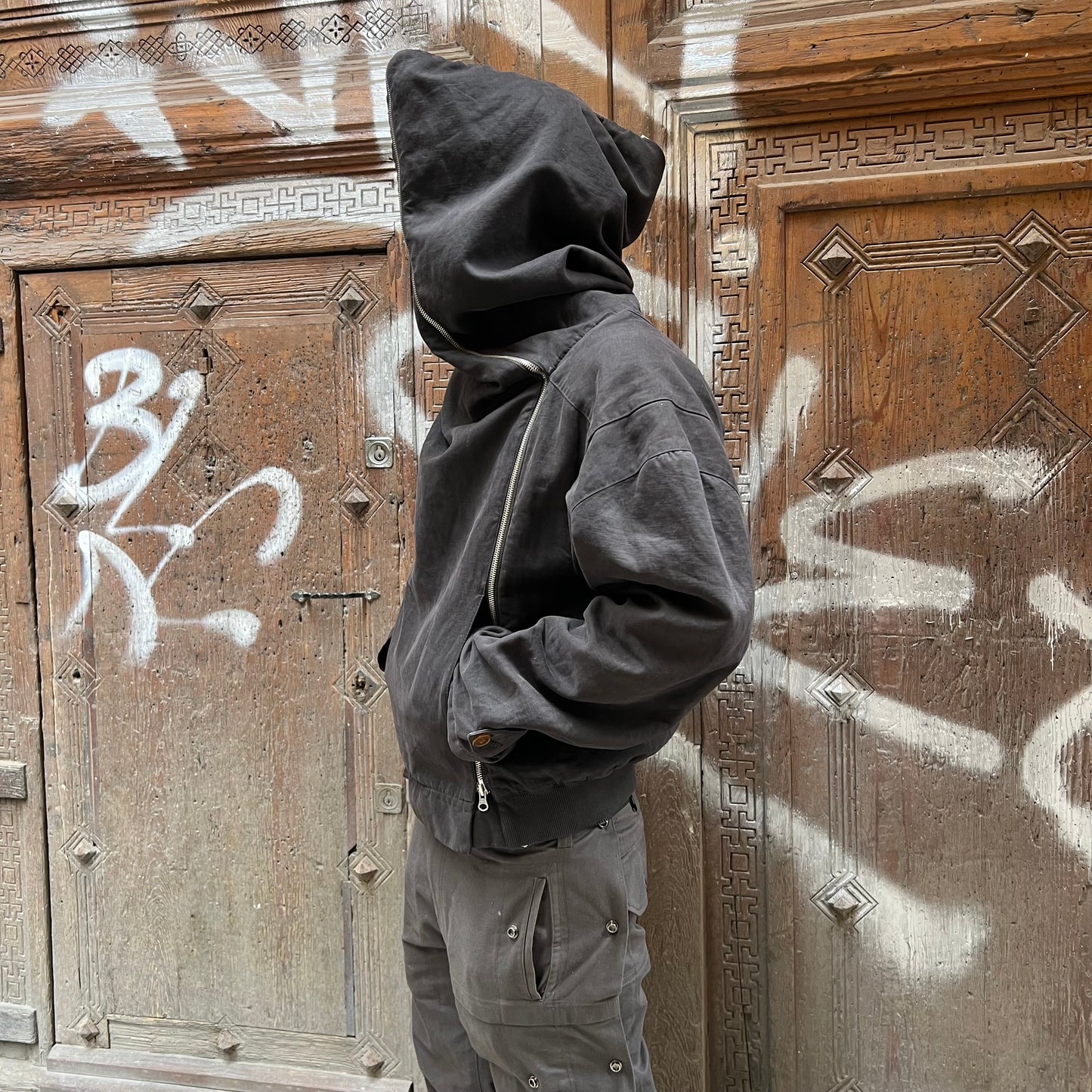 Vivienne Westwood Asymmetrical Giant Hooded Jacket