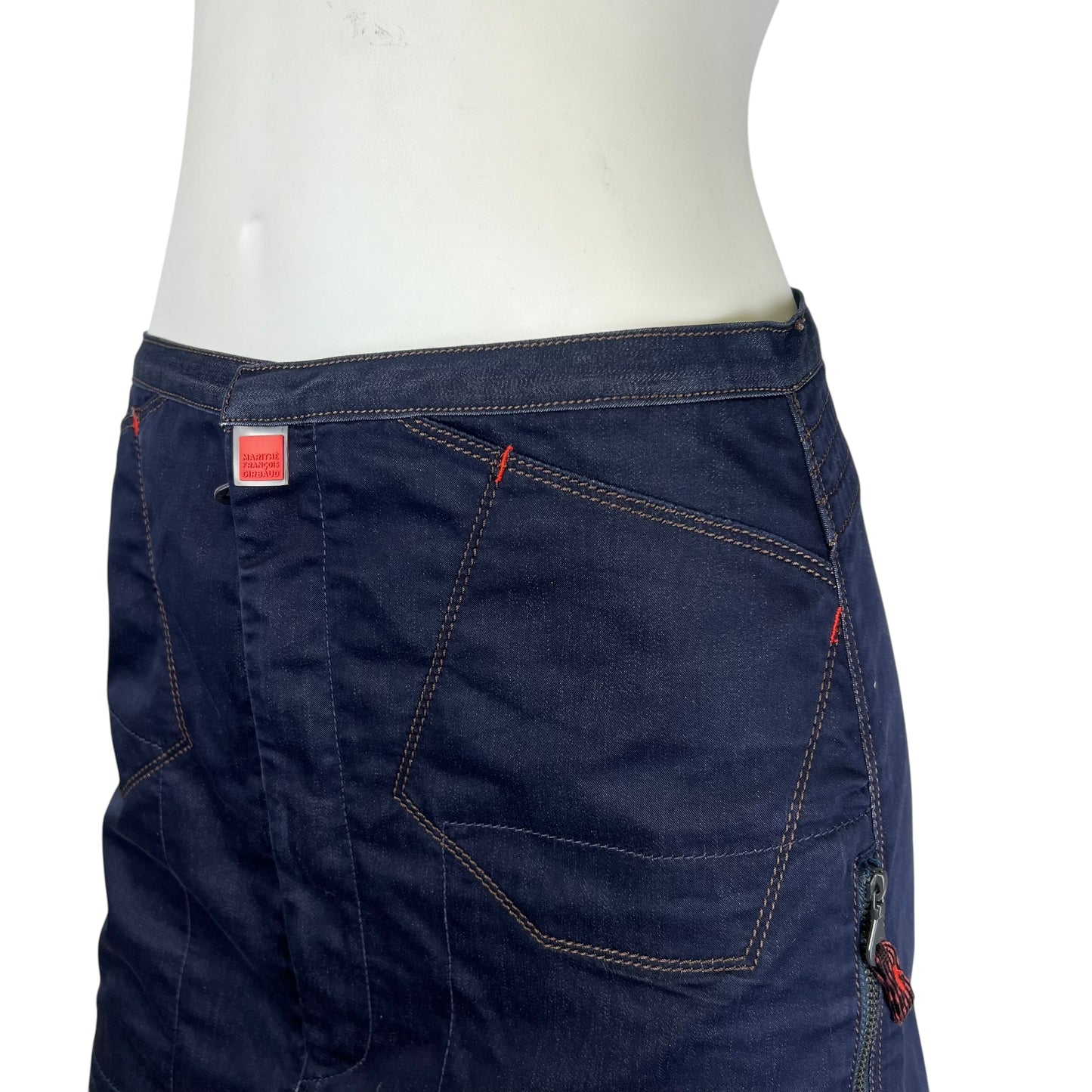 00s Marithé + François Girbaud Zippered Skirt