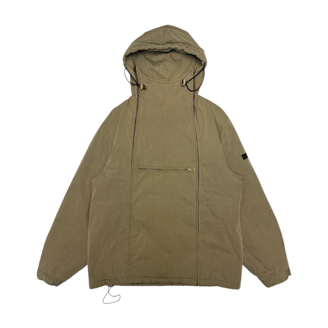 00’ Calvin Klein Khakis Asymmetrical Balaclava Jacket