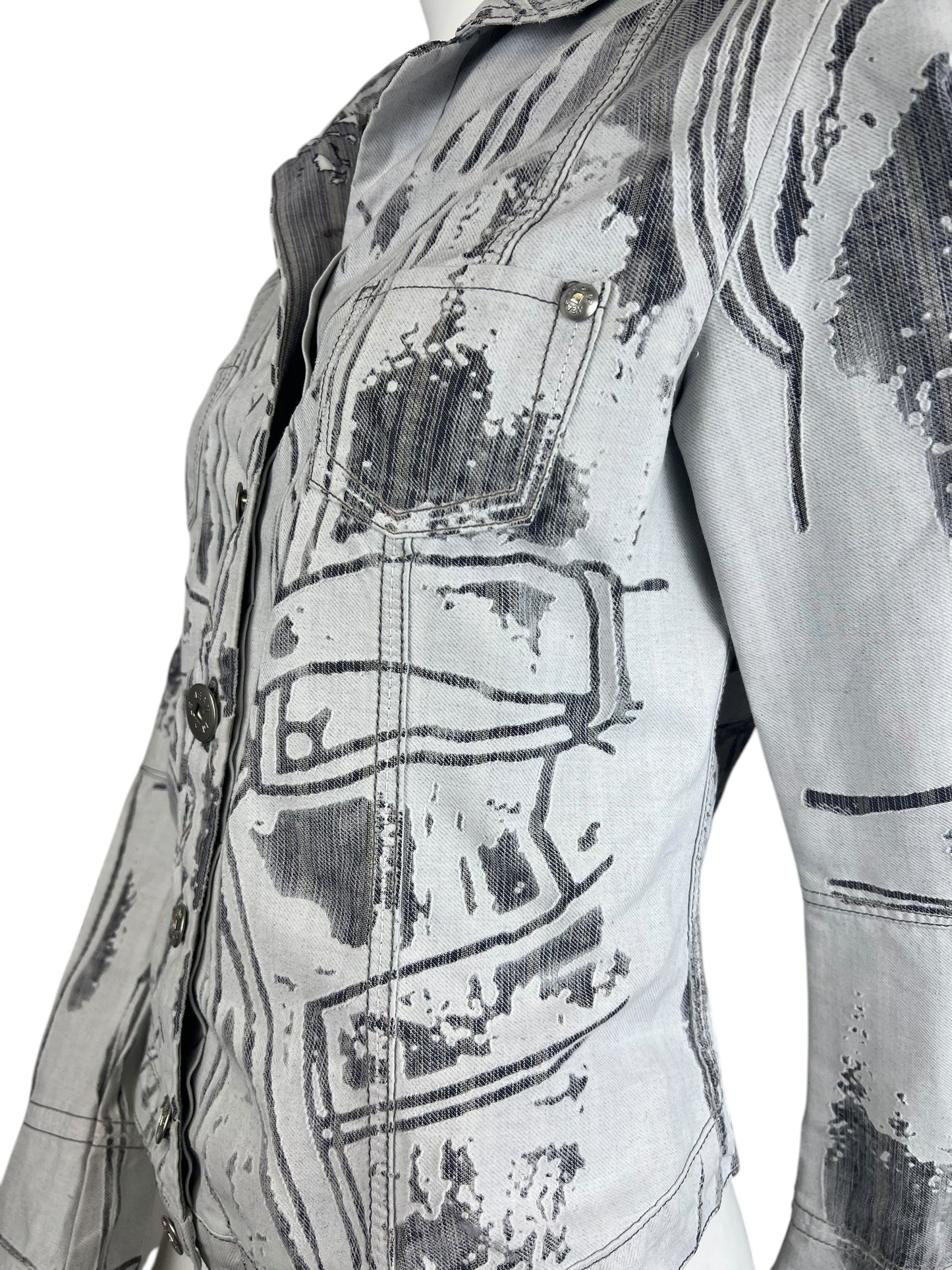 00’ Marithé + François Girbaud Trompe l’oeil Jacket