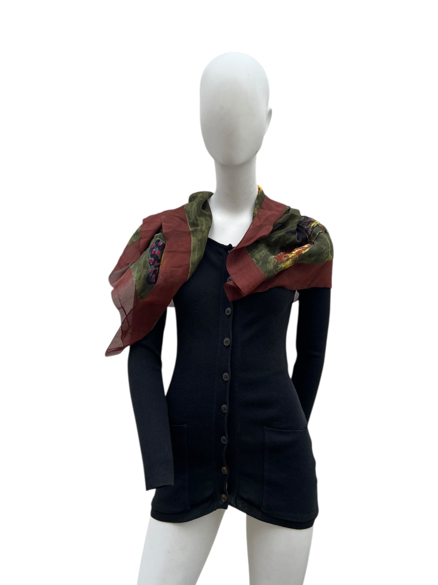 90s Jean Paul Gaultier Scarf Cardigan