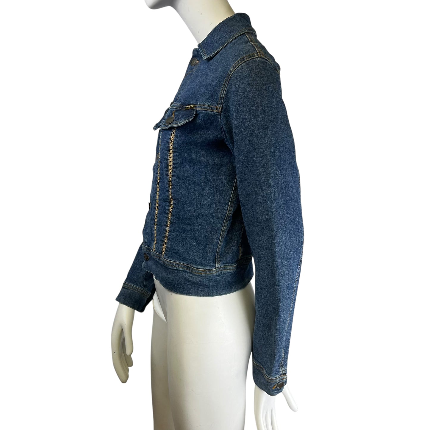 00s Plein Sud See thru Denim Jacket