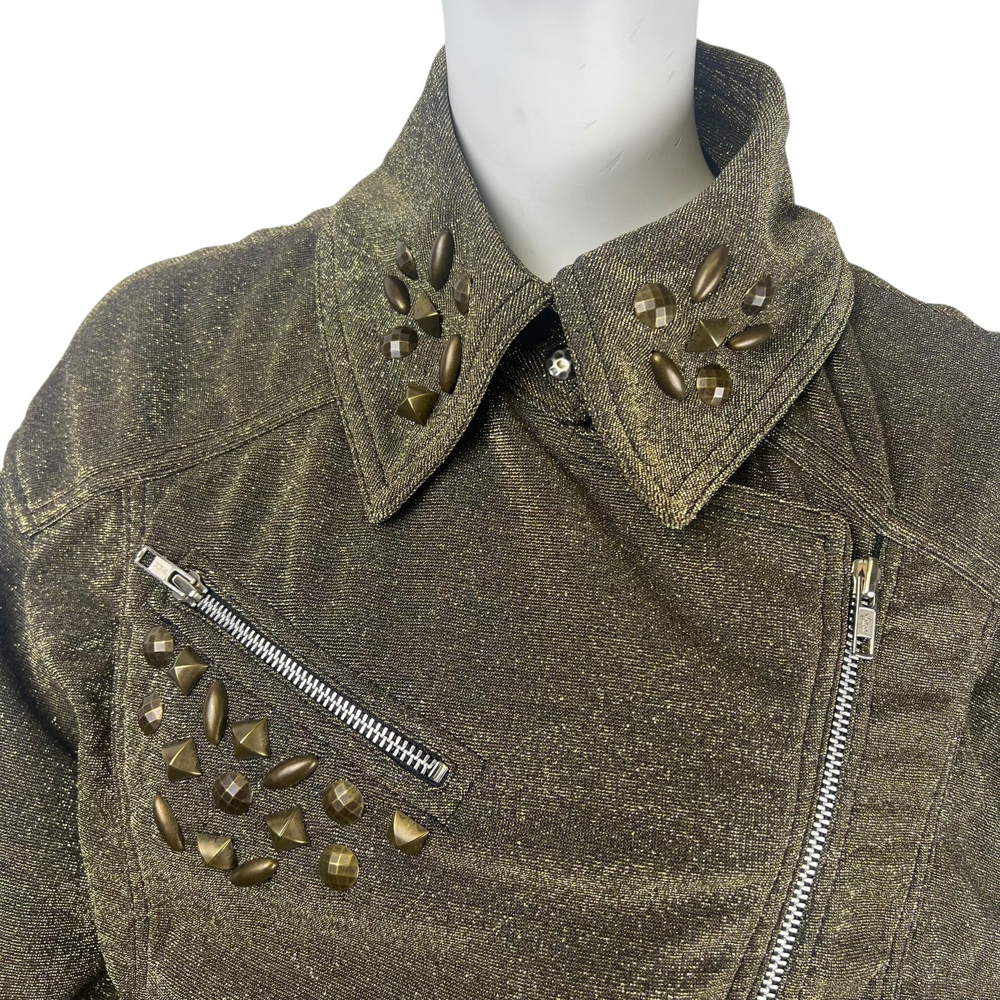 90s Chantal Thomass Shiny Perfecto jacket