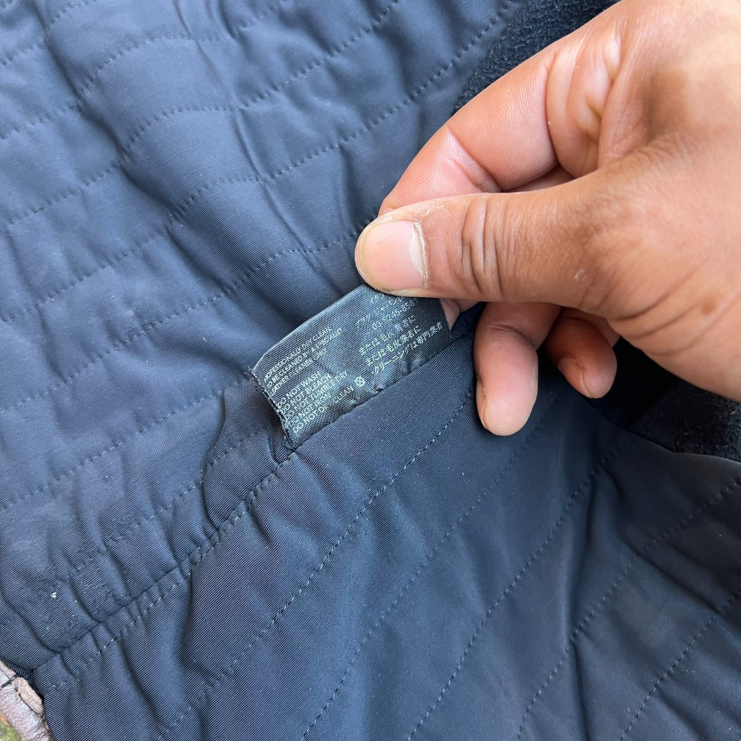 00s Prada Sport Leather Long kneck jacket