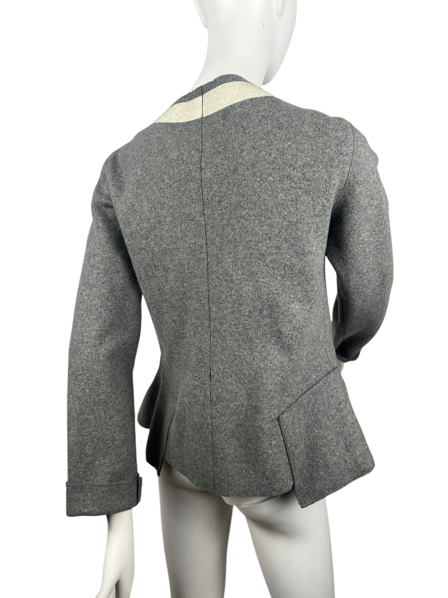 00’ Marithé + François Girbaud Wool Hook Closure Jacket