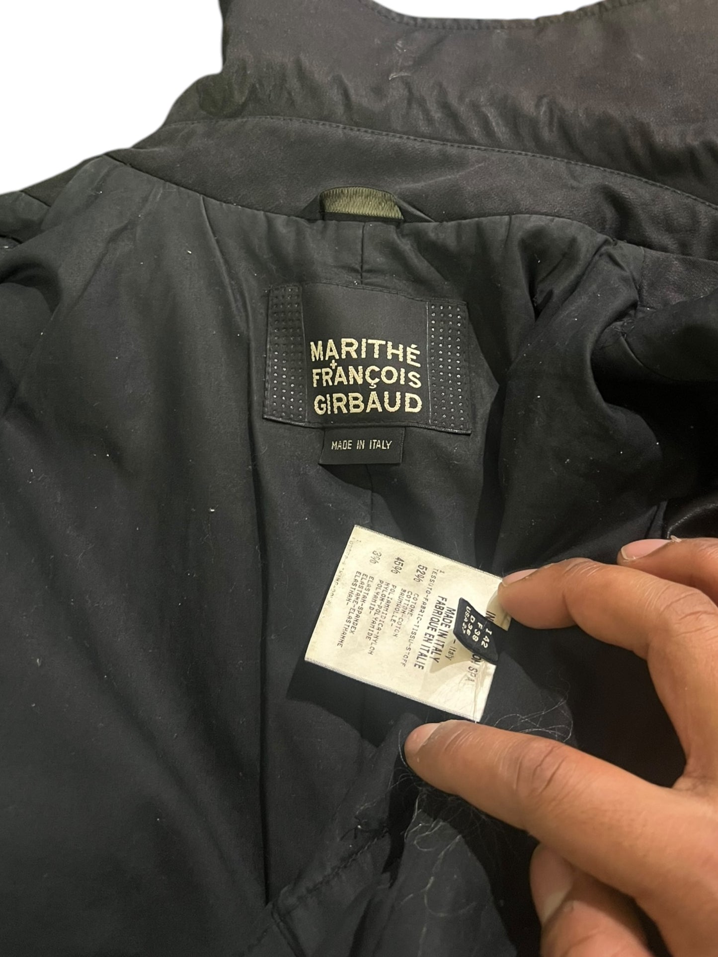 00s Marithé + François Girbaud asimmetric Jacket