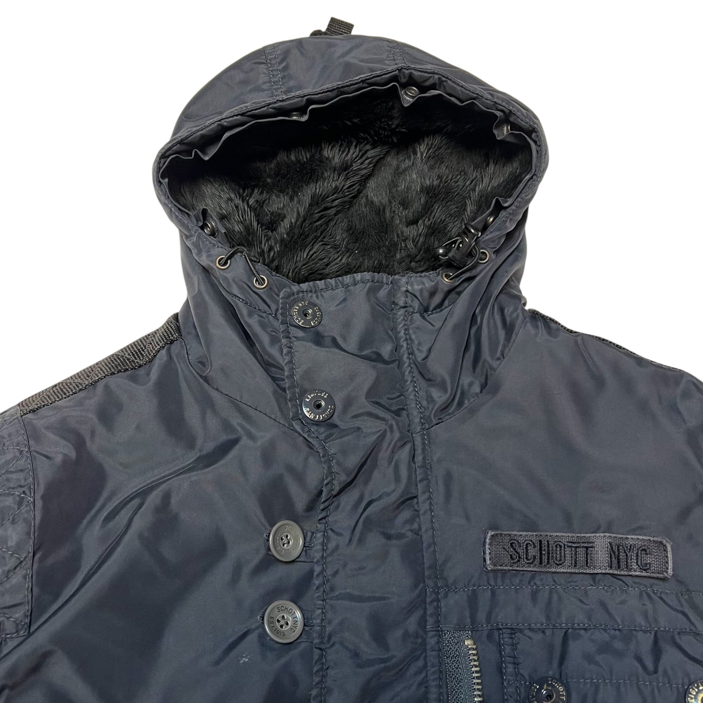 00s Schott Hidden Pocket Militar Inspired jacket