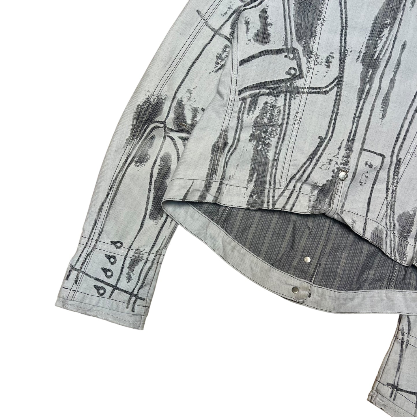 00’ Marithé + François Girbaud Trompe l’oeil Jacket